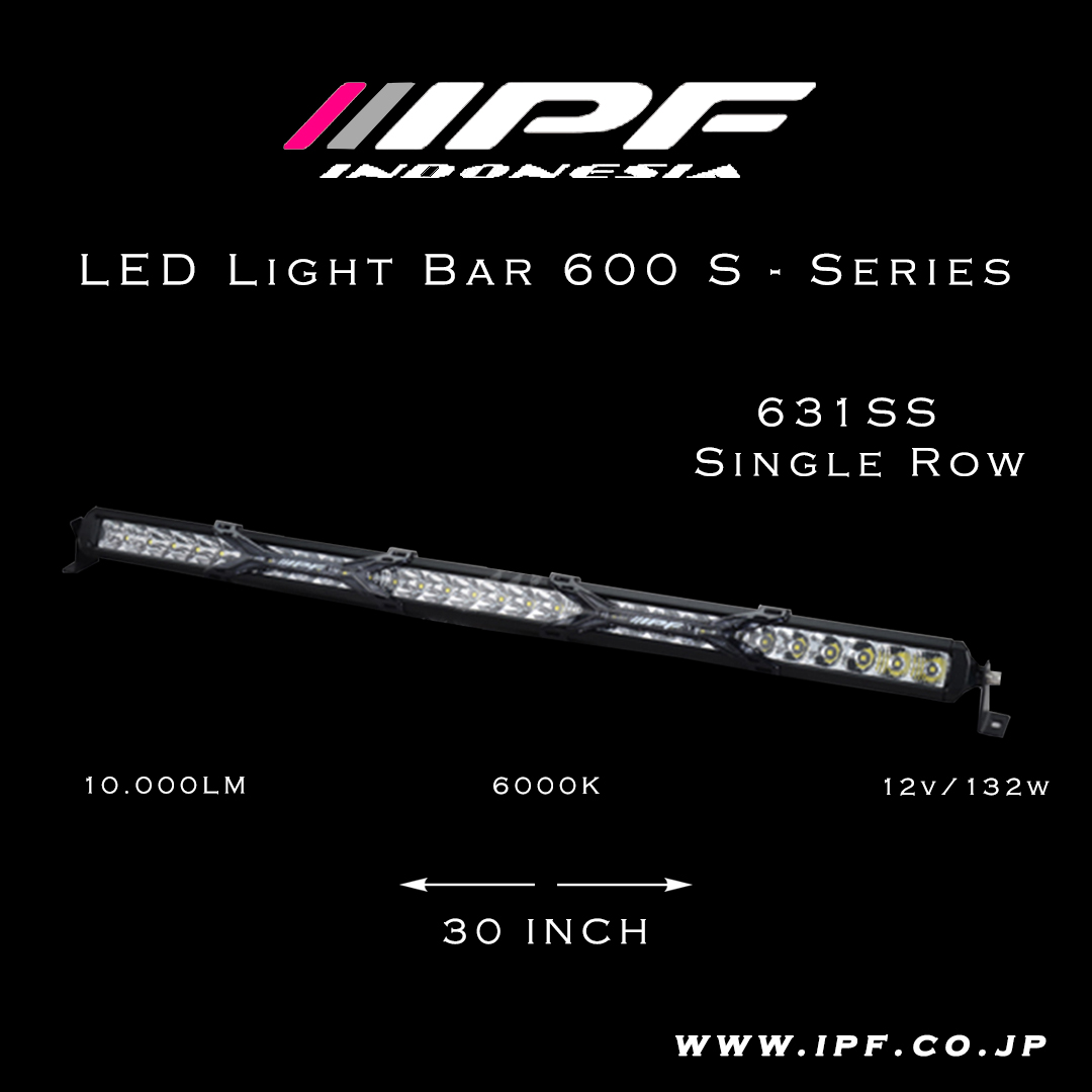 IPF 600S Series Single Row LED Light Bar