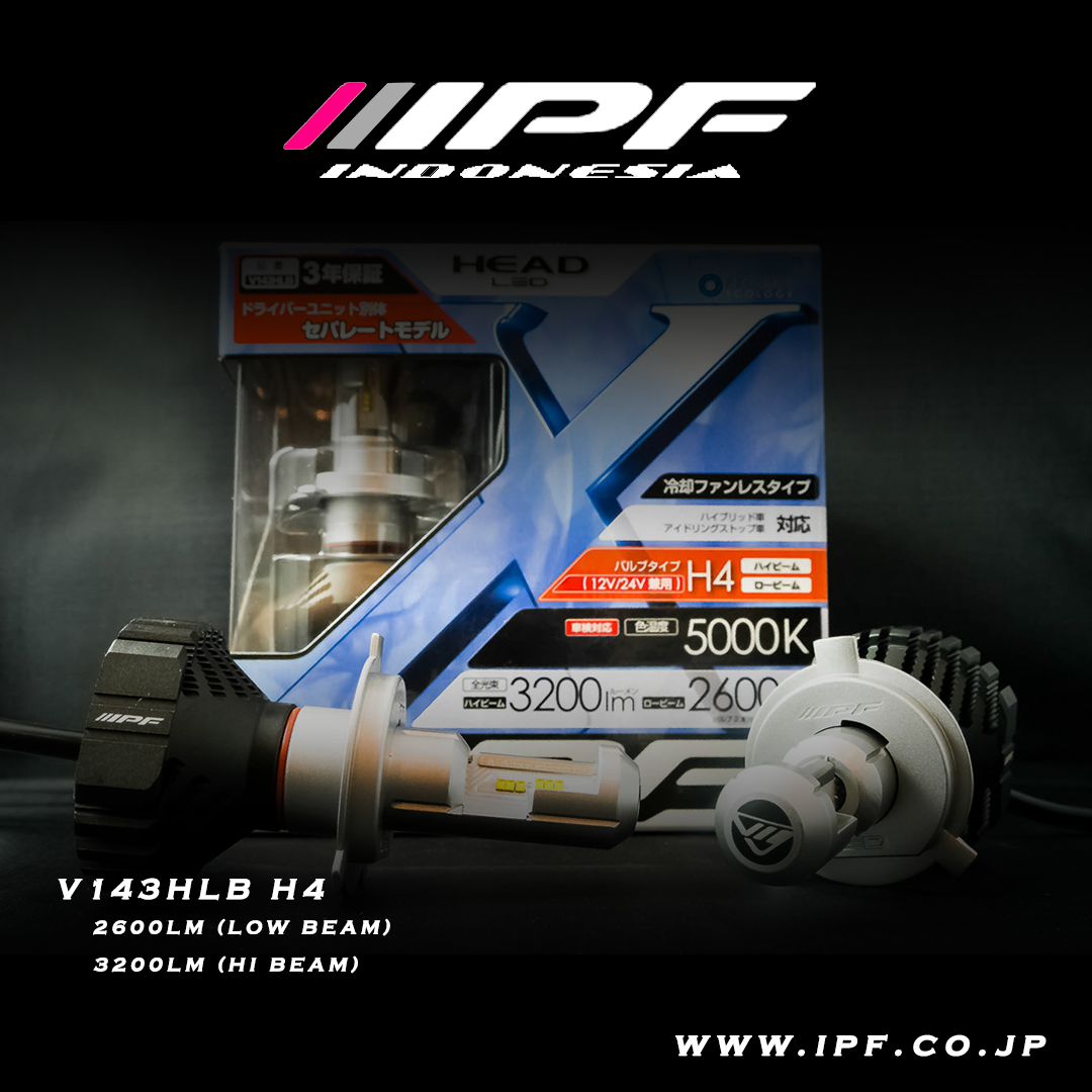 IPF Premium H4 LED Headlamp Bulbs Series