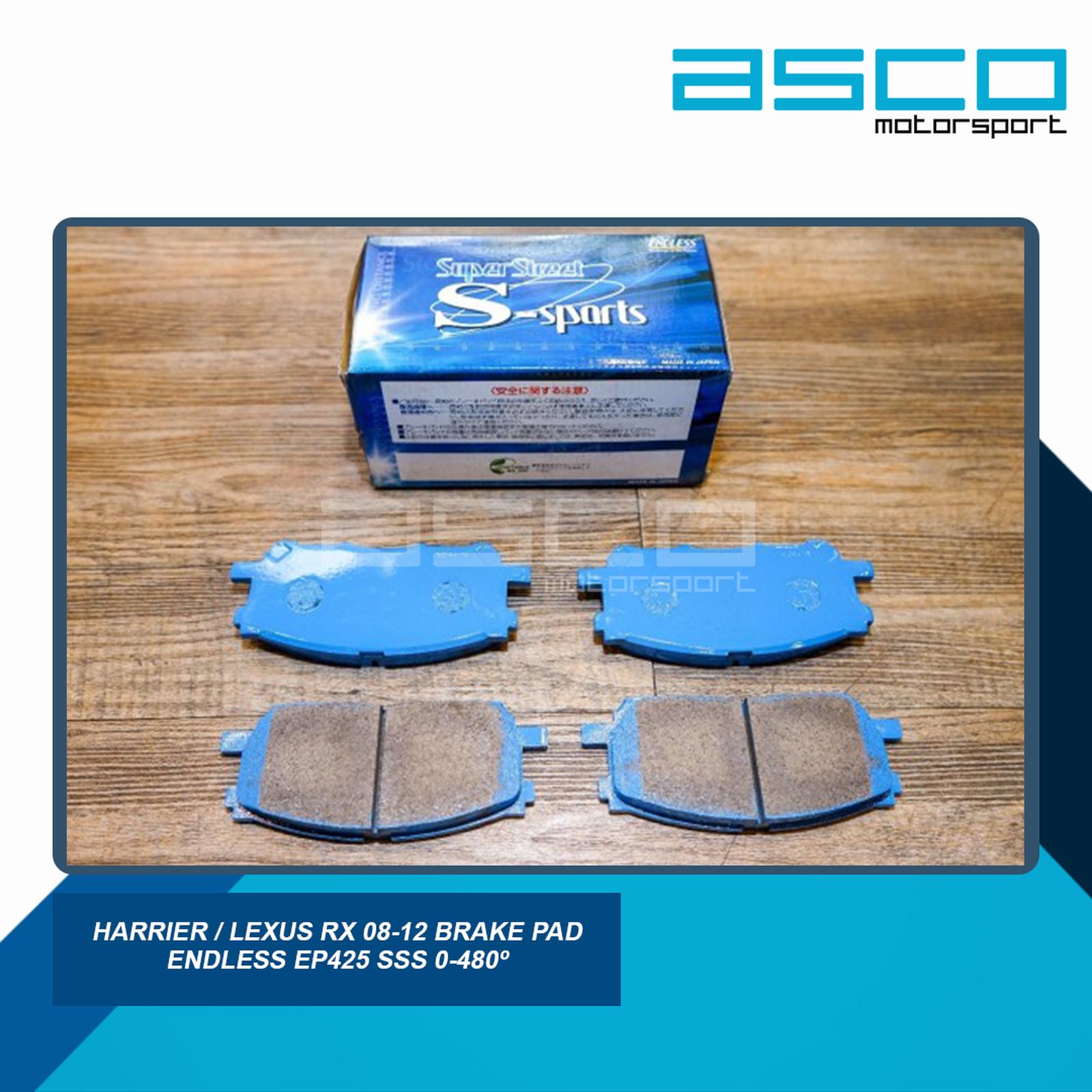 Endless Brake Pad EP425 SSS for Toyota Harrier / Lexus RX 08-12 (Front)