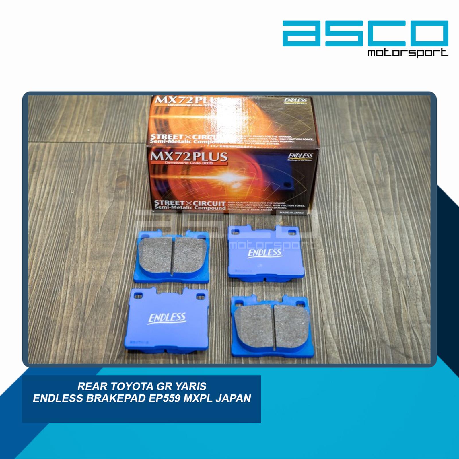 Endless Brake Pad EP559 for Toyota GR YARIS GR YARIS (Rear)