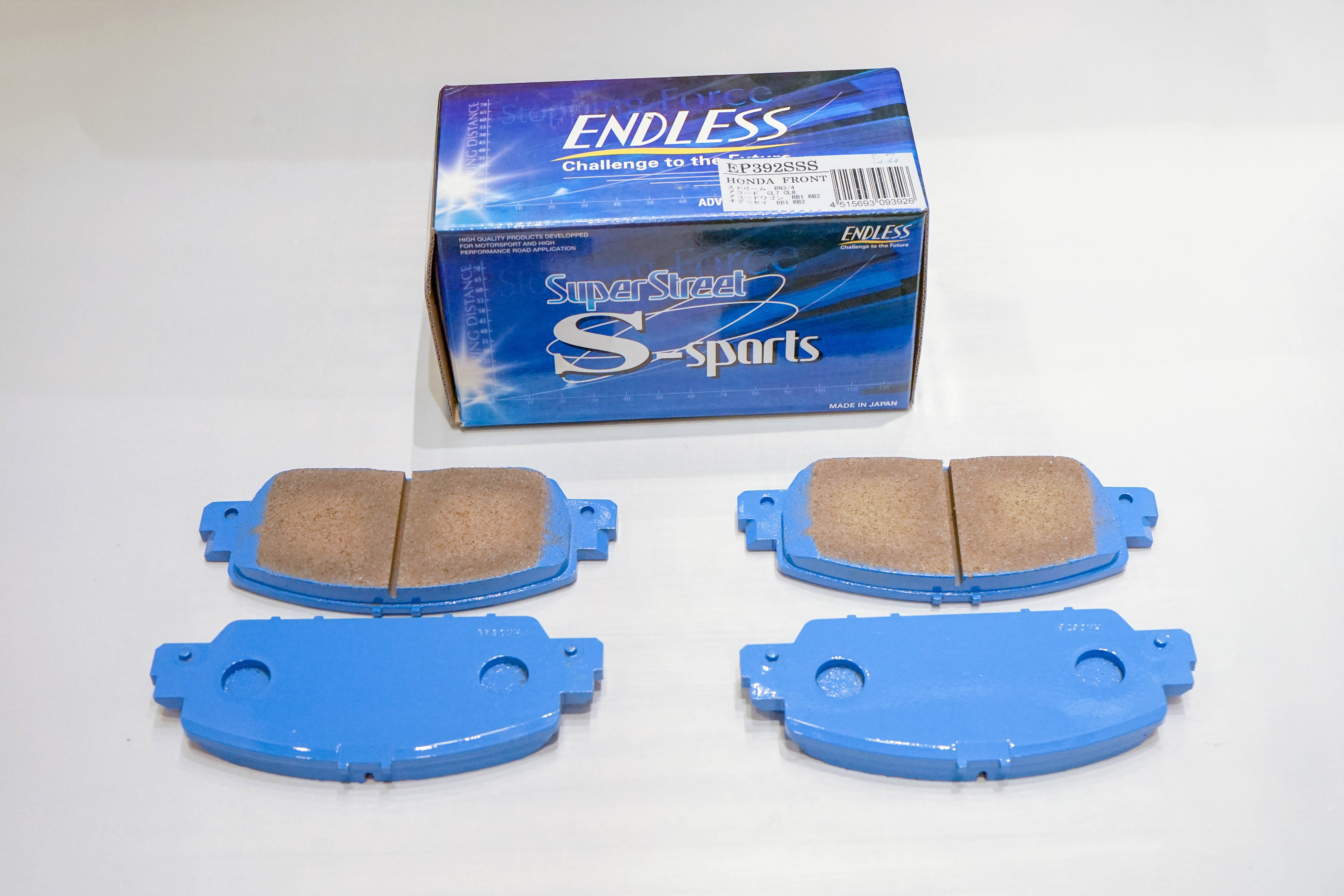 Endless Brake Pad EP392 SSS for Honda COR STREAM RNS6 / CIVIC FD (Front)