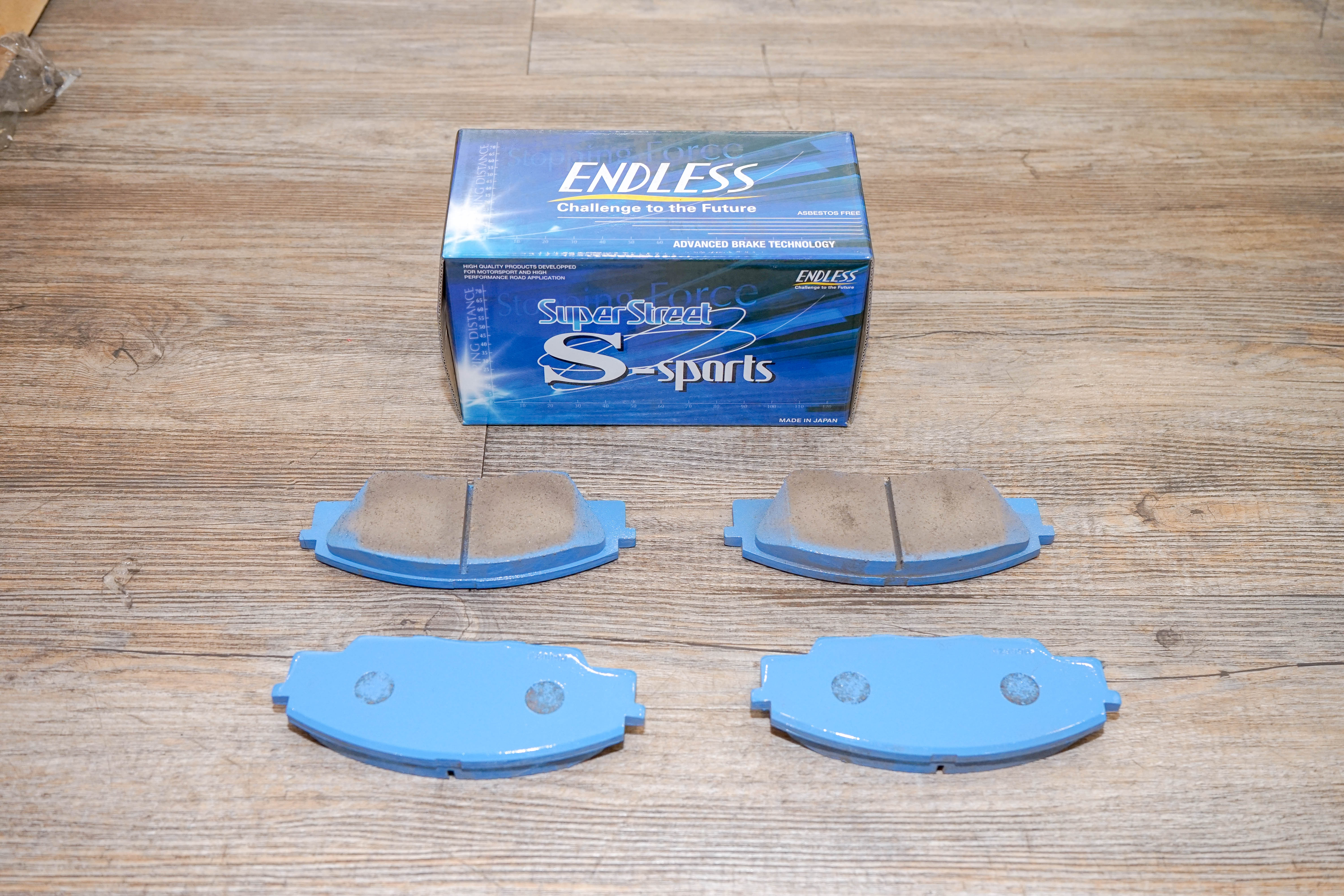 Endless Brake Pad EP406 for Honda S2000 / EP3 TYPE R (Front) view 4