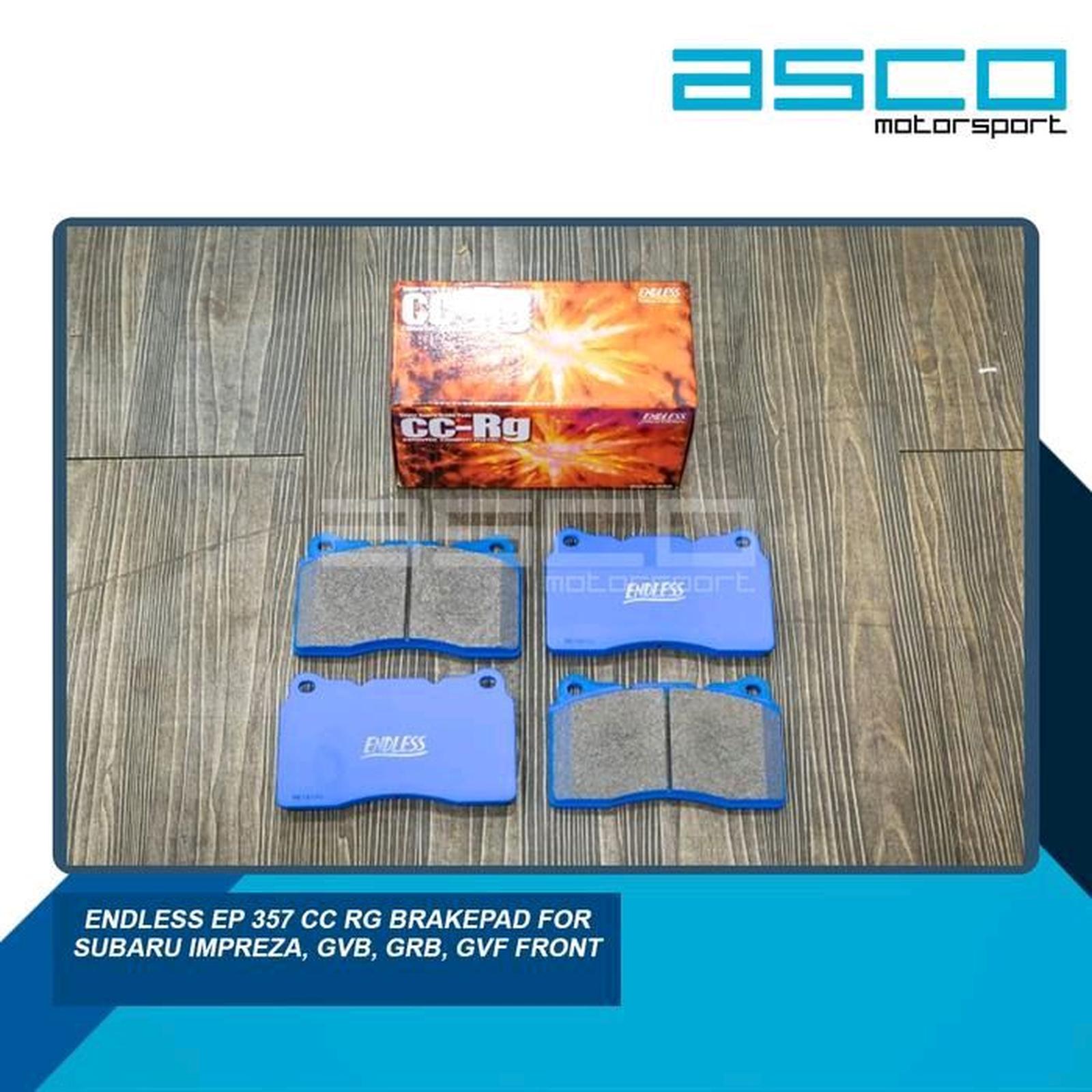 Endless Brake Pad EP357 for CIVIC FK8, FL5, MITSUBISHI EVO VII, VIII, IX, GDB, GVB, GVF, GRE (FRONT)