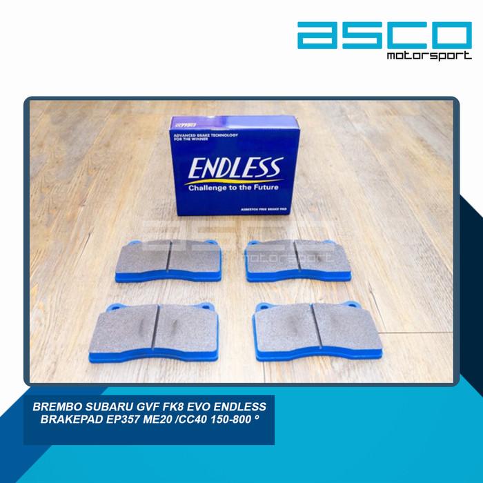 Endless Brake Pad EP357 for CIVIC FK8, FL5, MITSUBISHI EVO VII, VIII, IX, GDB, GVB, GVF, GRE (FRONT) view 2