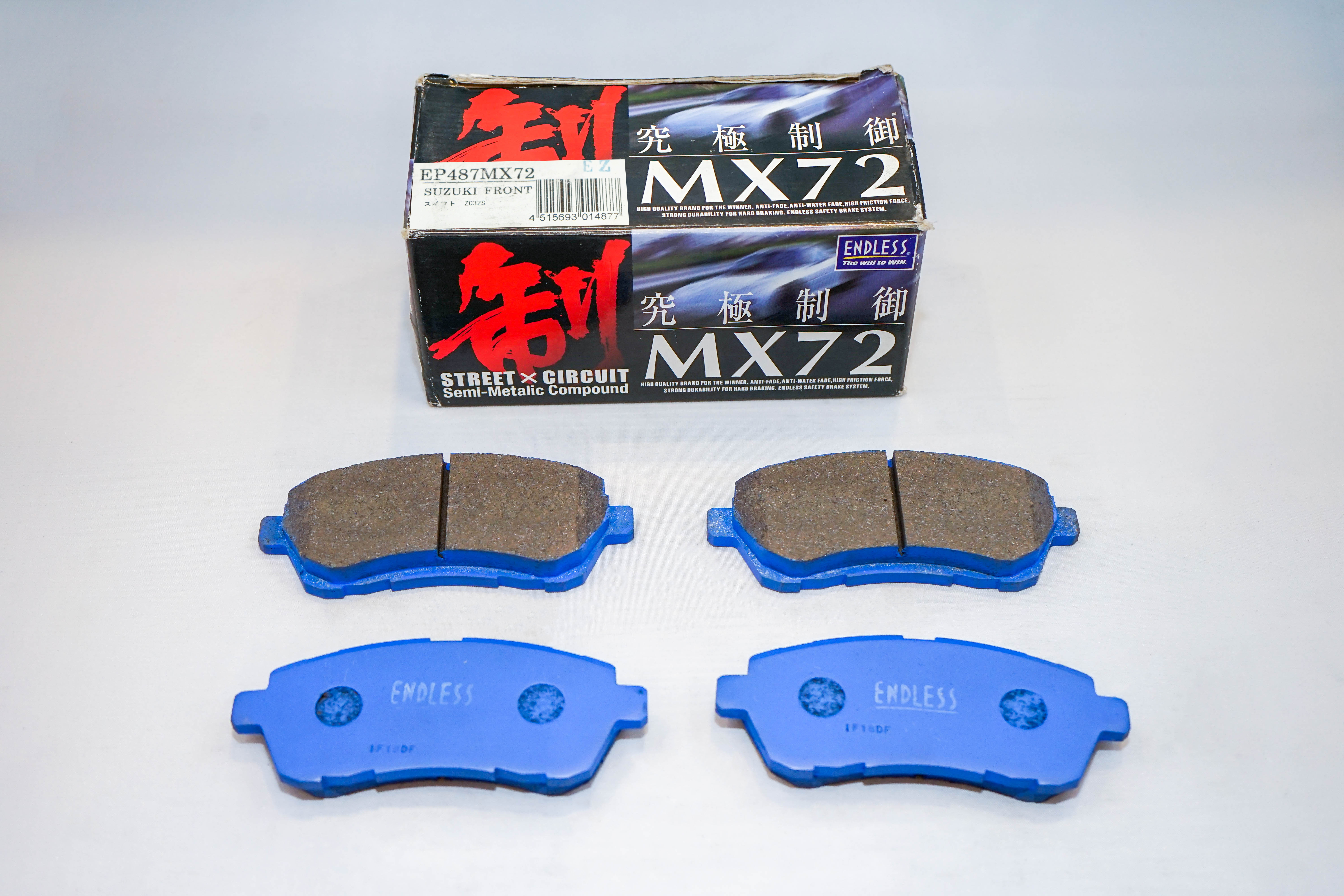 Endless Brake Pad EP487 MX72 for Suzuki SWIFT ZC32 (Front)