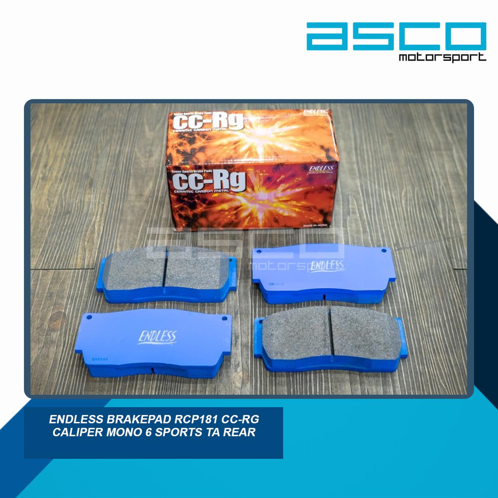 Endless Brake Pad RCP181 CCRG for Universal ENDLESS MONO 6 SPORTS TA