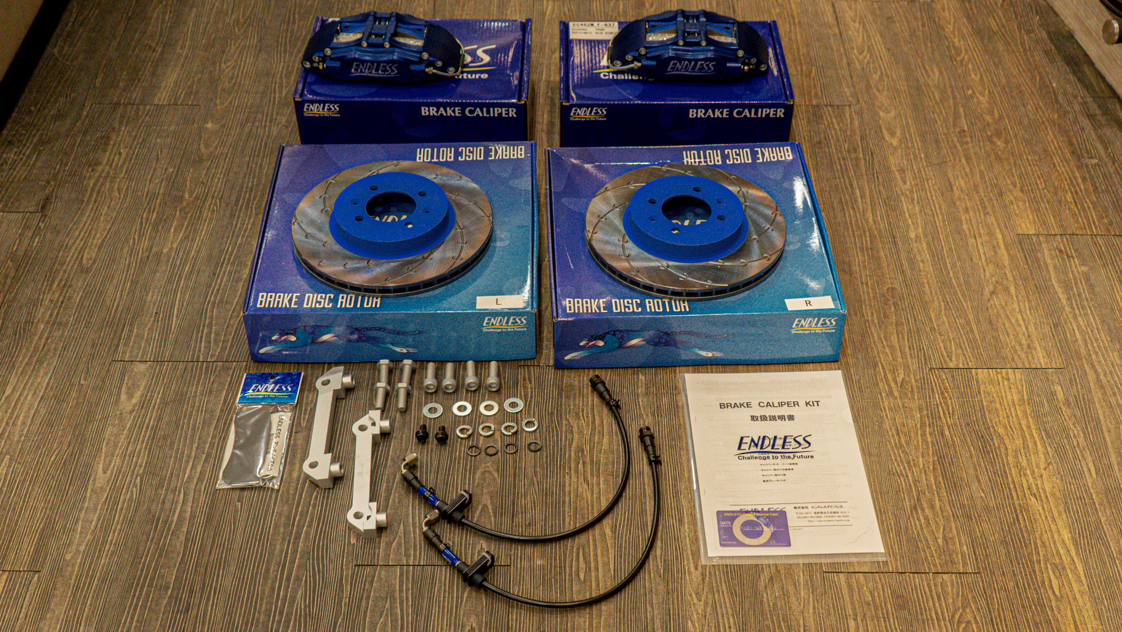 Endless Brake Kit for Honda JAZZ GK5 / FERIO / EG 282MM 4POT (BLUE)