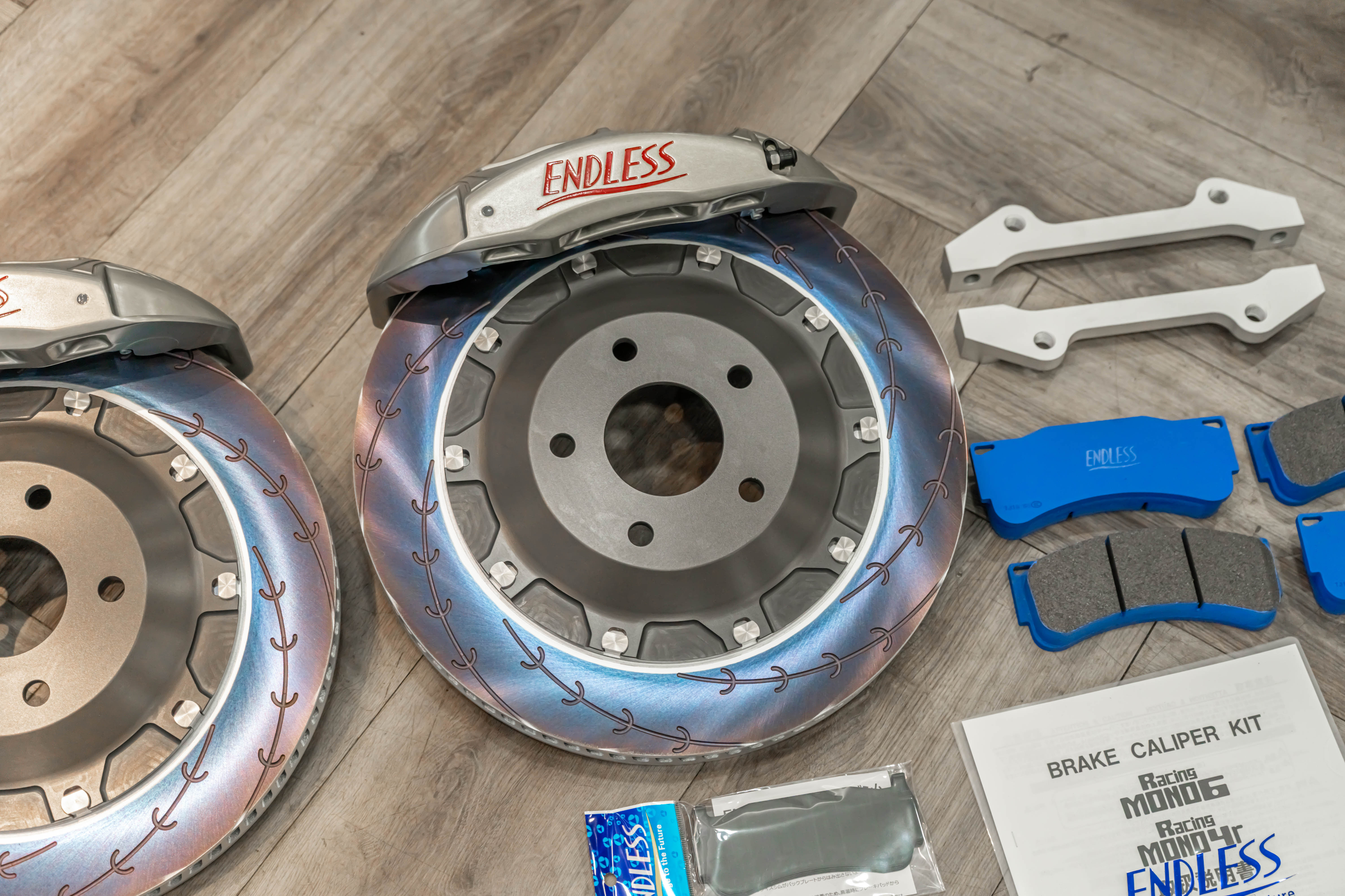 Endless Brake Kit for HONDA CIVIC TYPE R FL5 FRONT 370MM 6POT RACING MONO6 TA view 2