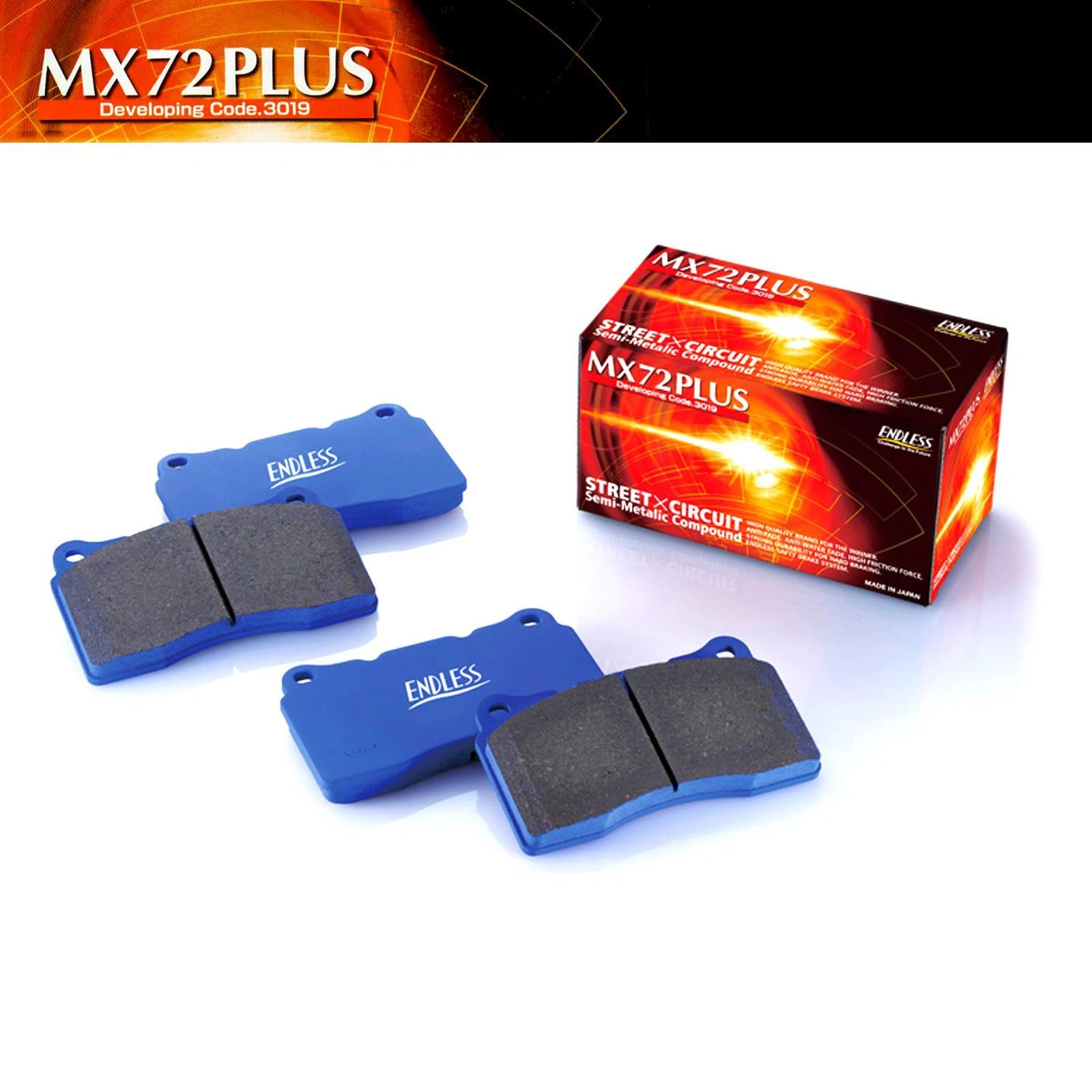 Endless Brake Pad EIP206 for BMW F30 M PERFORMANCE, M2, M3, M4 (Front) view 2