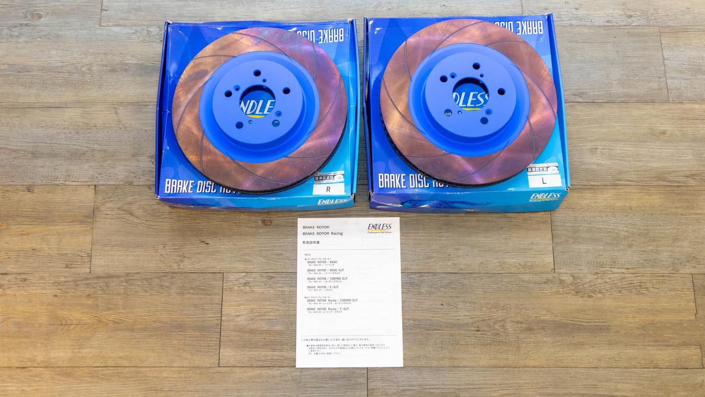 Endless Curving Slit Front Brake Rotor for Honda Civic Type R FK8 & FL5