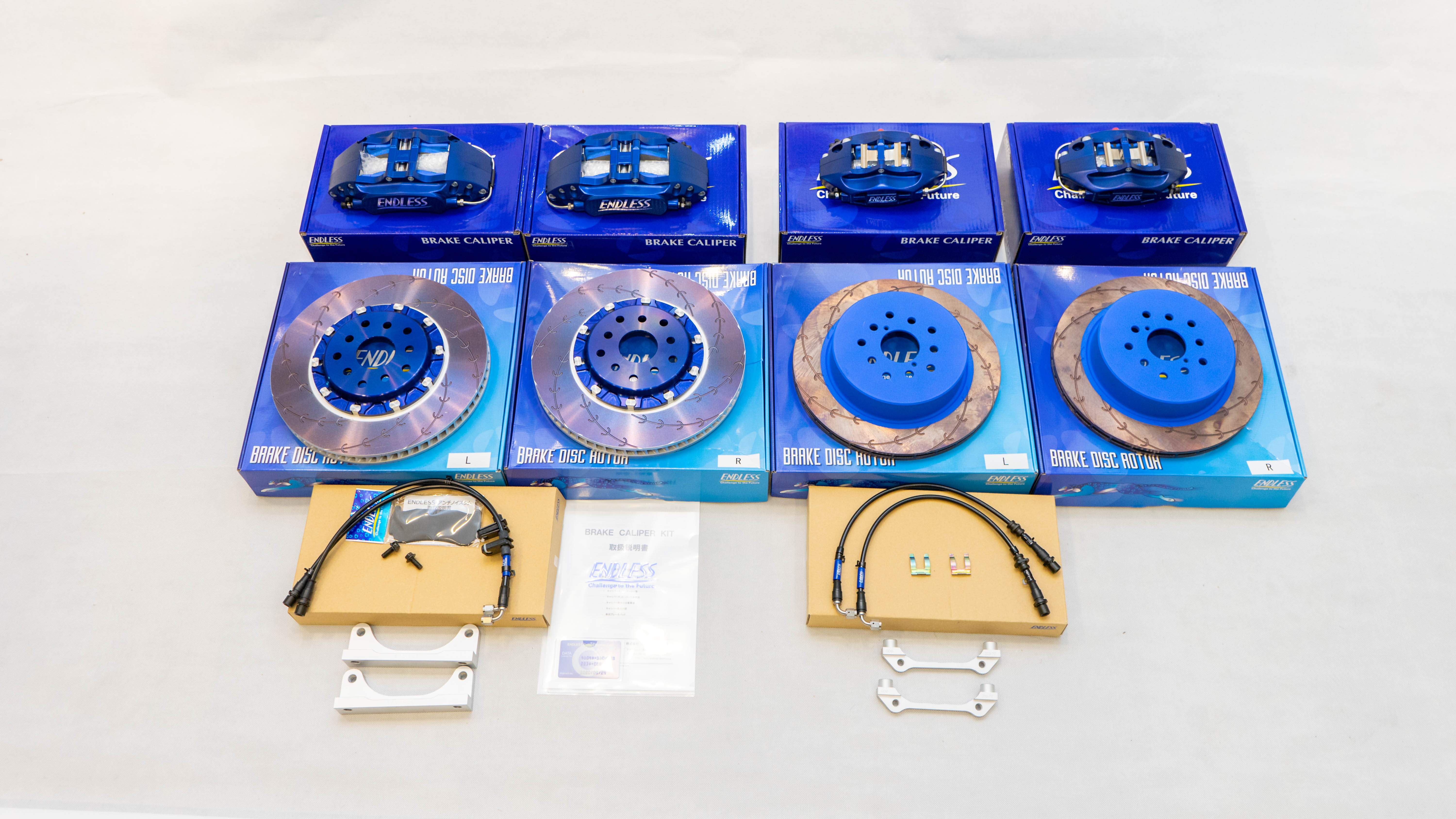 Endless Brake Kit 326MM 4POT & 316MM 2POT BLUE for Subaru BRZ / WRX STI GDB / WRX STI GVB