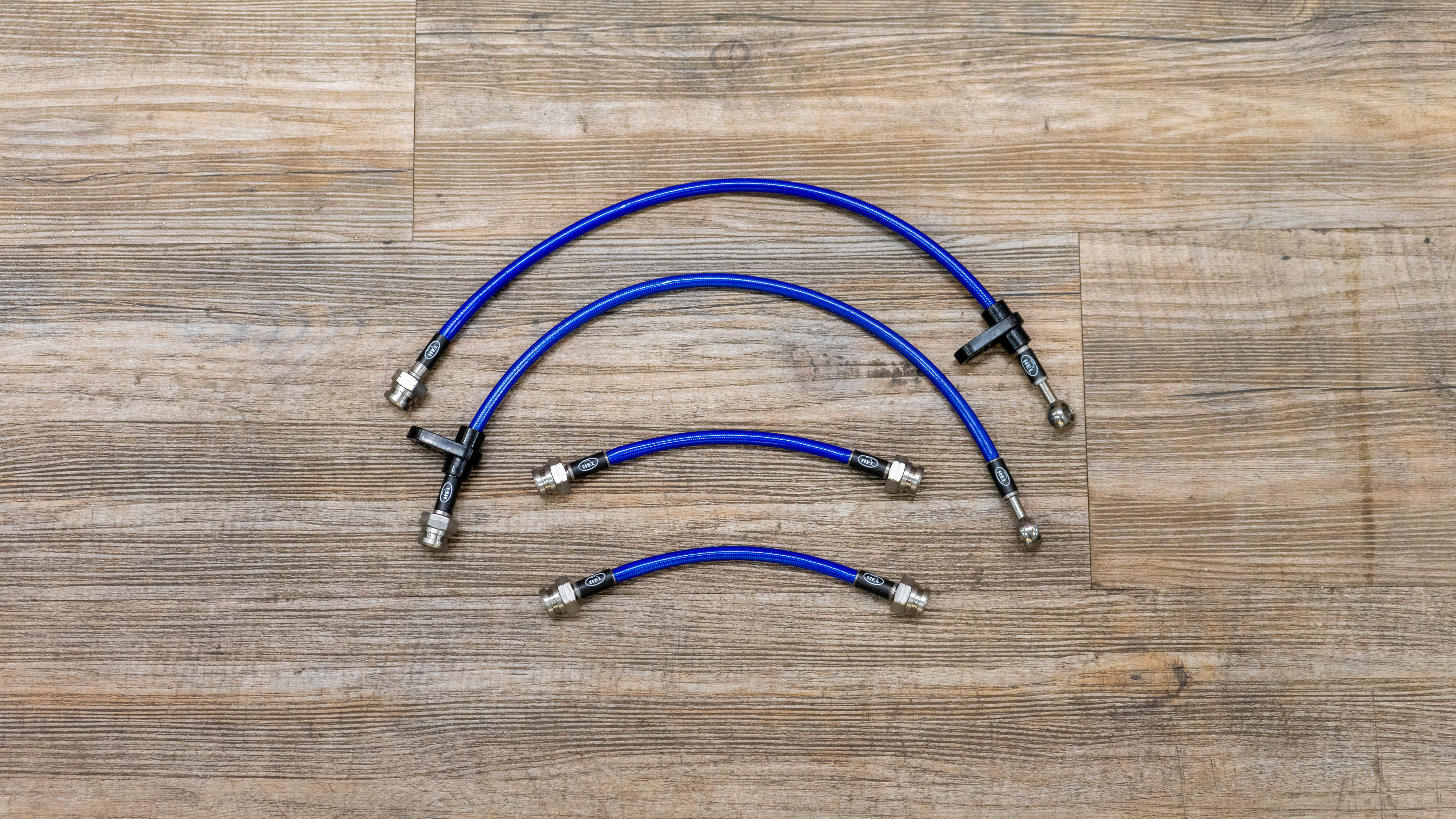 HEL Performance Stainless Steel Braided Brake Line Kit for Toyota AGYA
