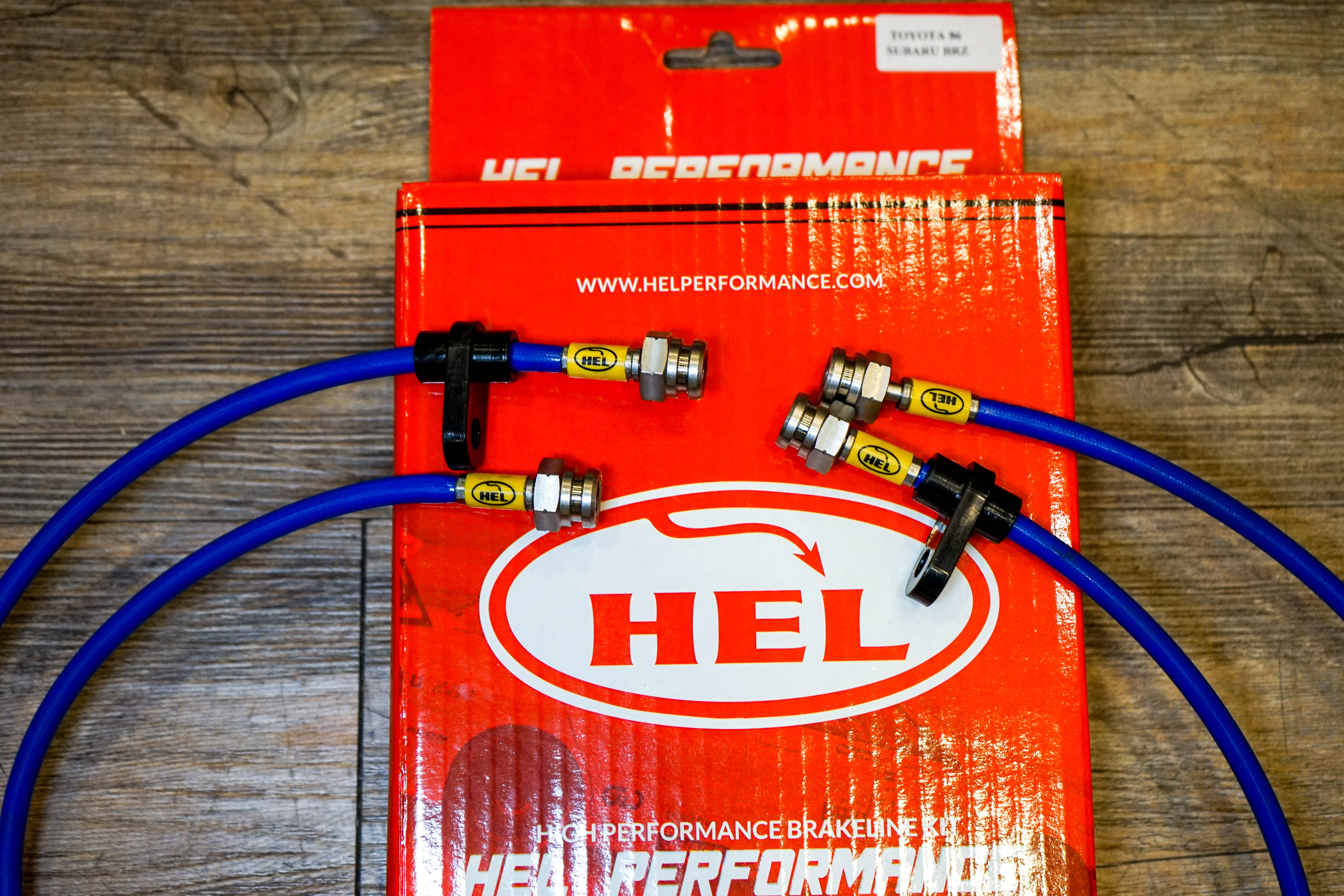 HEL Performance Stainless Steel Braided Brake Line Kit for Toyota FT86 view 2