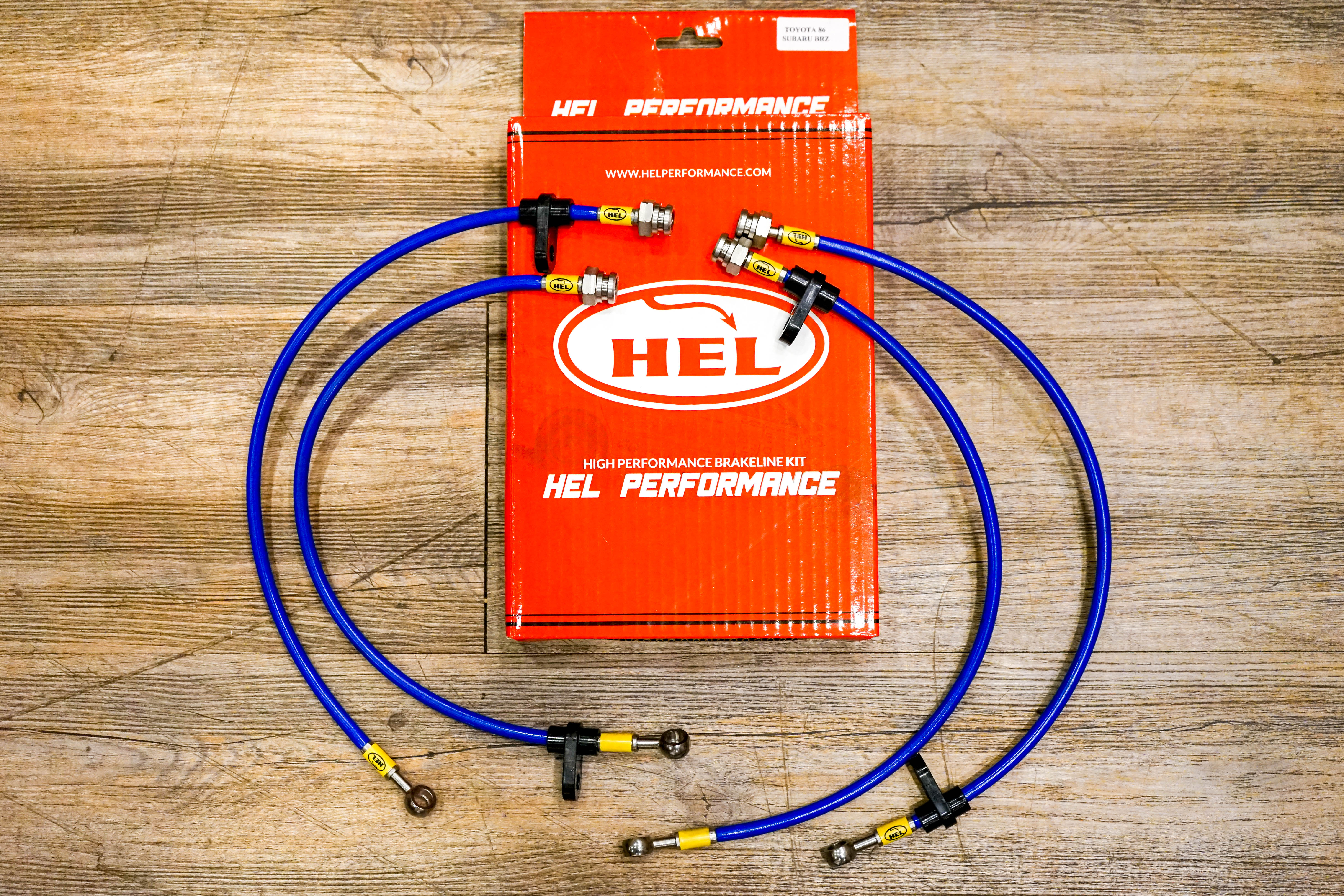 HEL Performance Stainless Steel Braided Brake Line Kit for Toyota FT86
