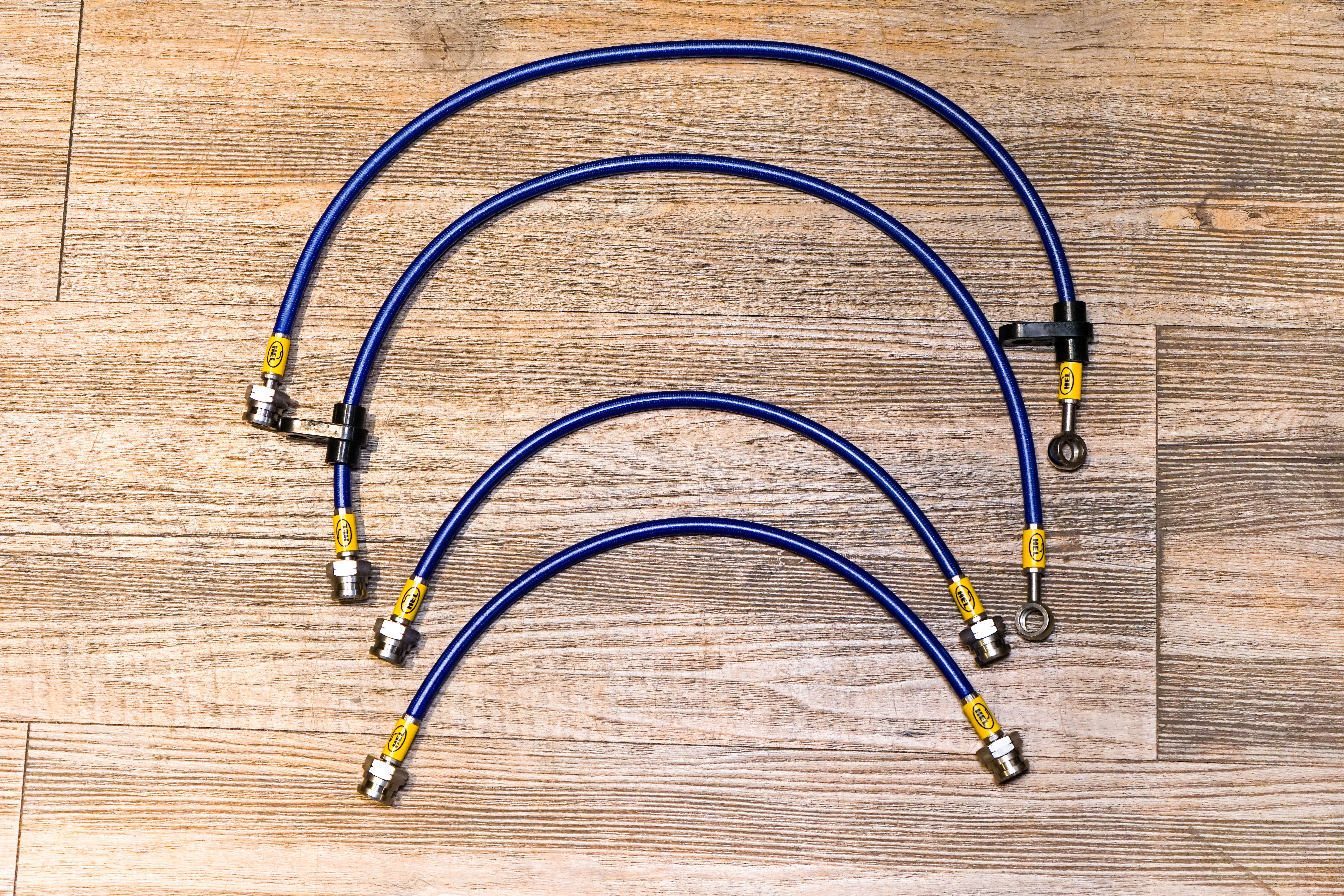 HEL Performance Stainless Steel Braided Brake Line Kit for Toyota INNOVA 2016-up (Reborn)