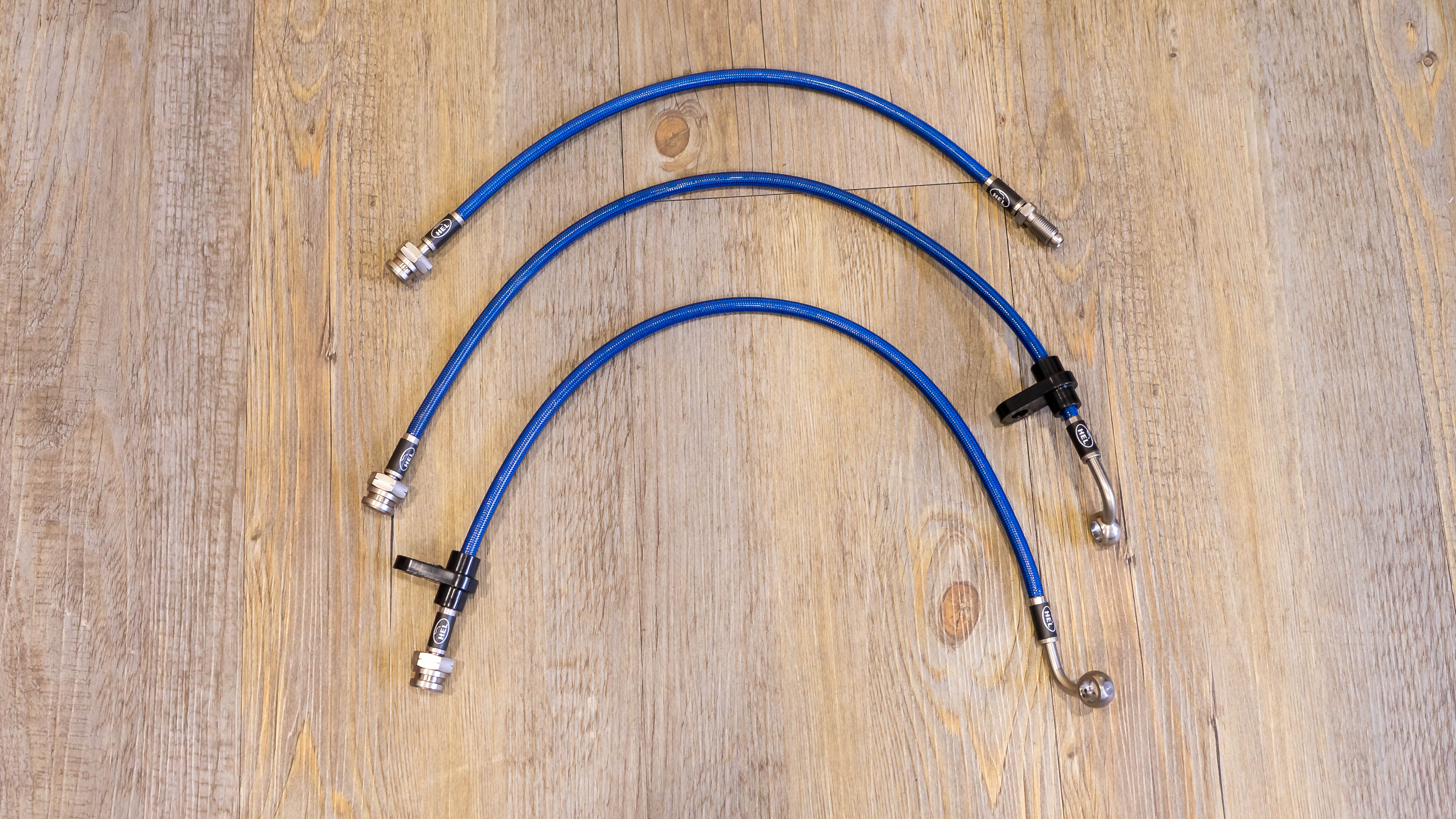HEL Performance Stainless Steel Braided Brake Line Kit for Toyota INNOVA Up to 2016 (2KD)