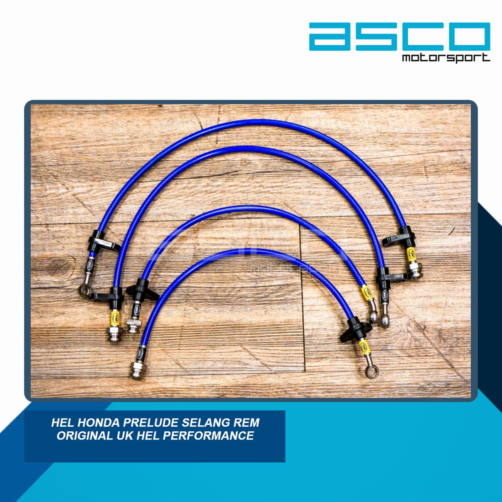 HEL Performance Stainless Steel Braided Brake Line Kit for Honda PRELUDE