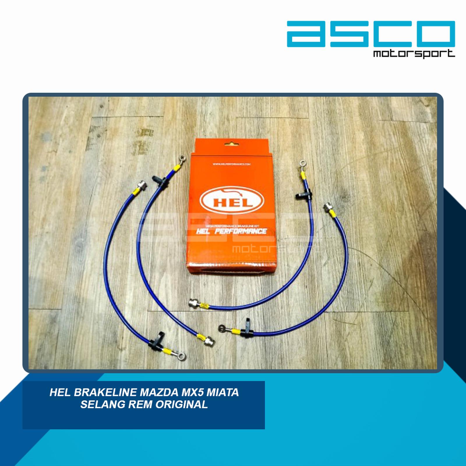 HEL Performance Stainless Steel Braided Brake Line Kit for Mazda MX5 2005-2015