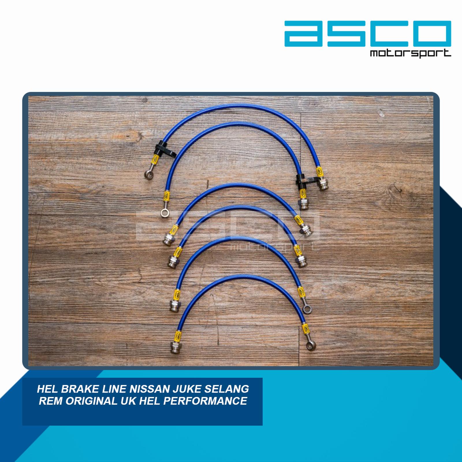 HEL Performance Stainless Steel Braided Brake Line Kit for Nissan JUKE