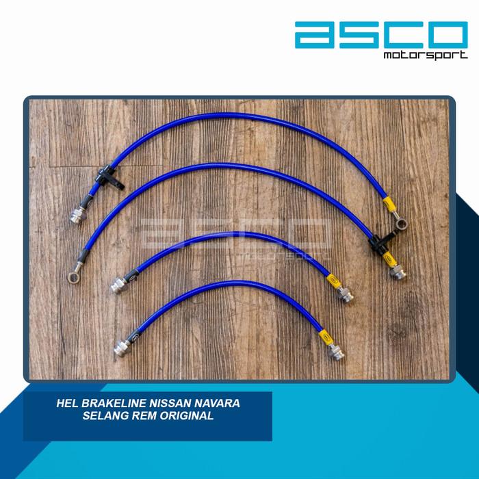 HEL Performance Stainless Steel Braided Brake Line Kit for Nissan NAVARA NP300