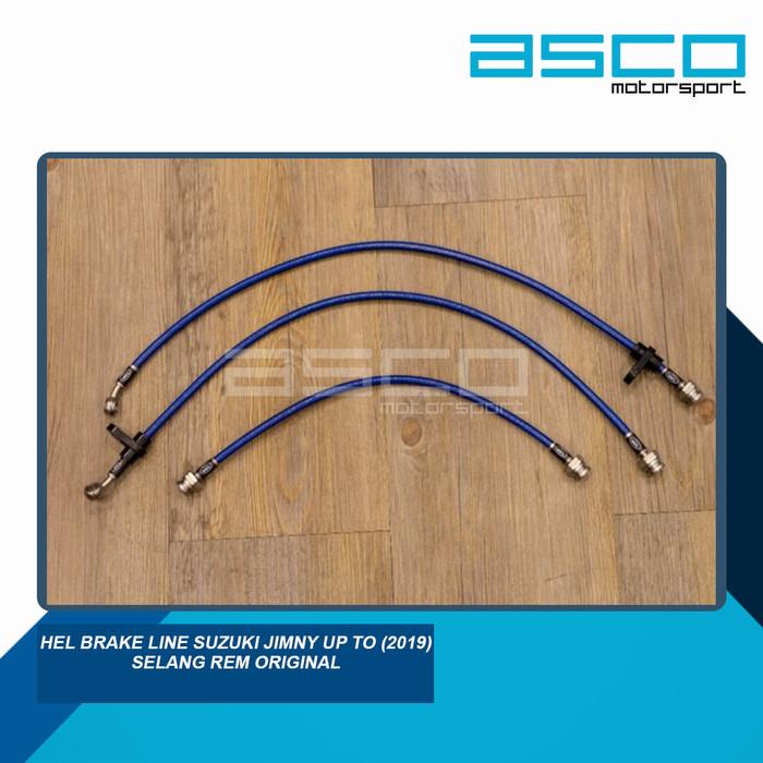 HEL Performance Stainless Steel Braided Brake Line Kit for Suzuki NEW JIMNY UP TO 2019