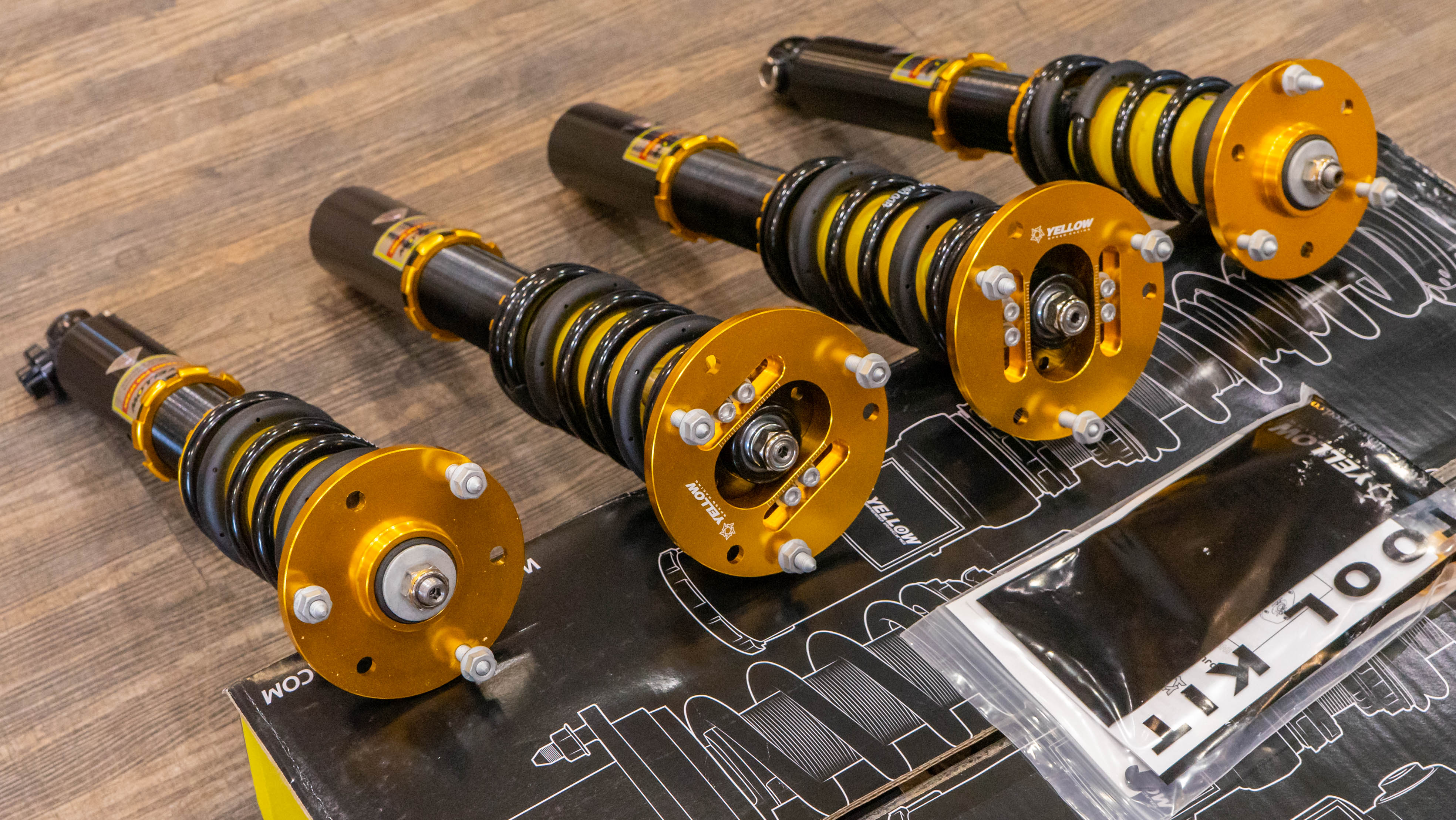 Yellow Speed Racing Dynamic Pro Sport Coilover Kit for BMW 5 Series E60 view 2