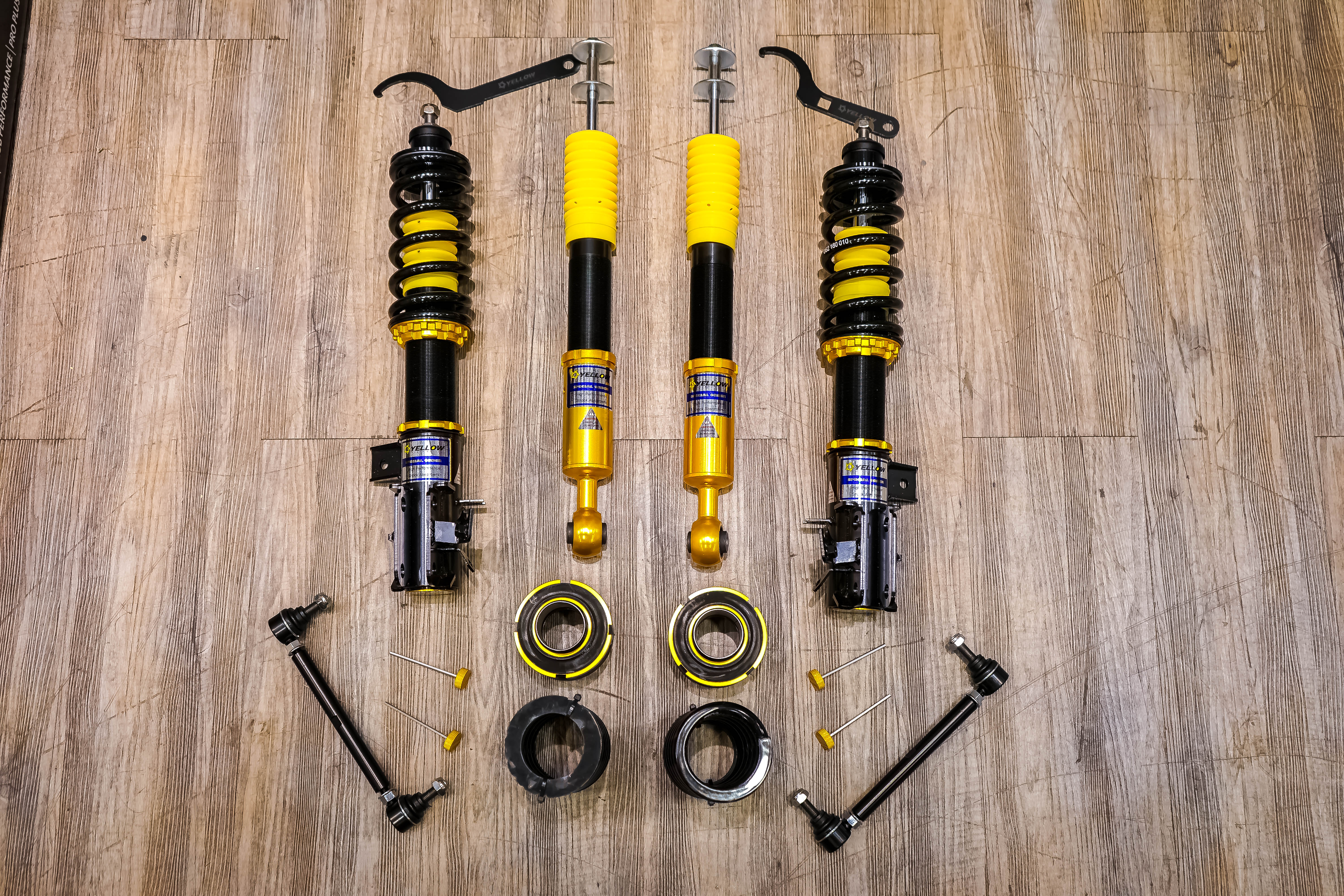Yellow Speed Racing Coilover Kit for Honda Brio view 2