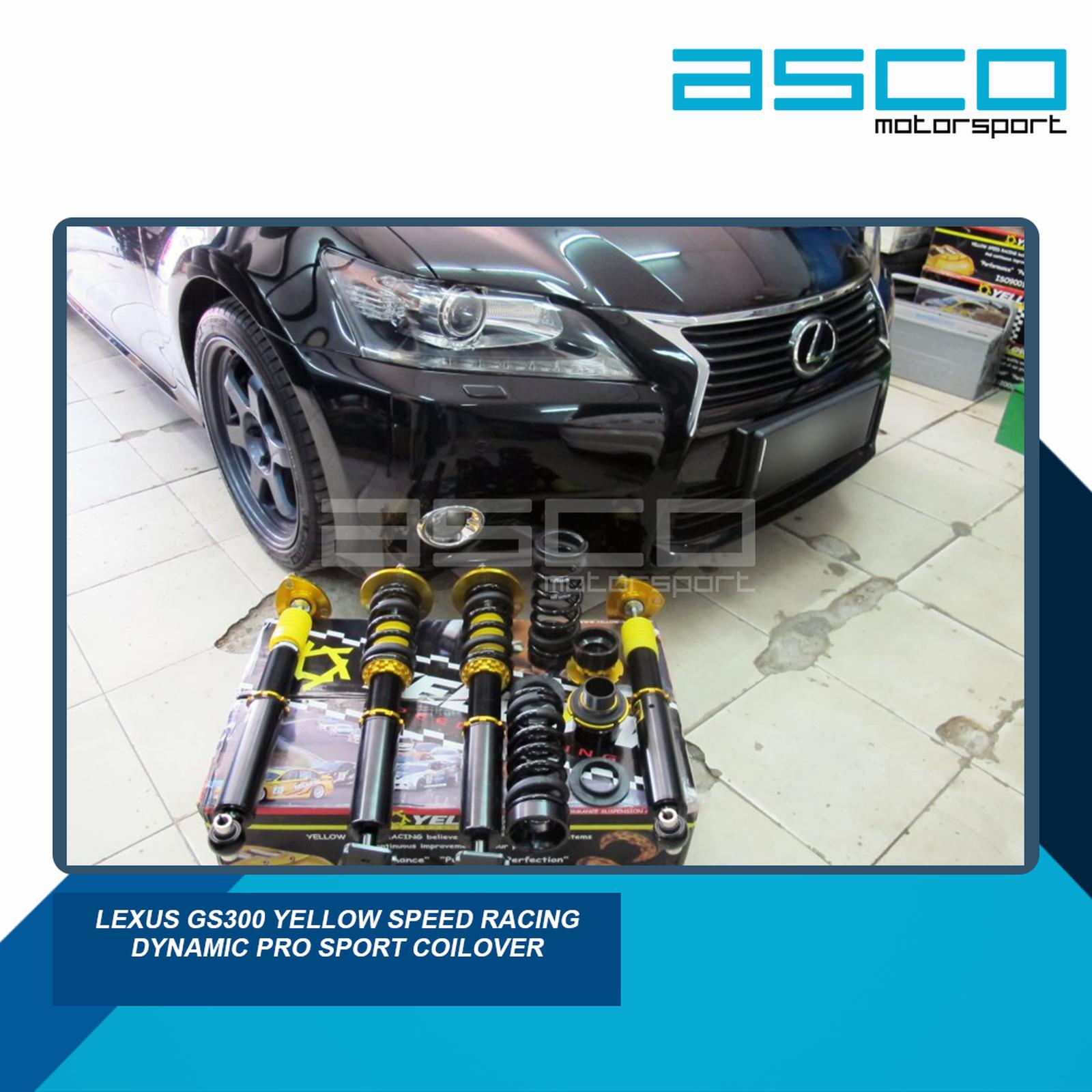 Yellow Speed Racing Dynamic Pro Sport Coilover Kit for Lexus GS350 13-UP, GS300