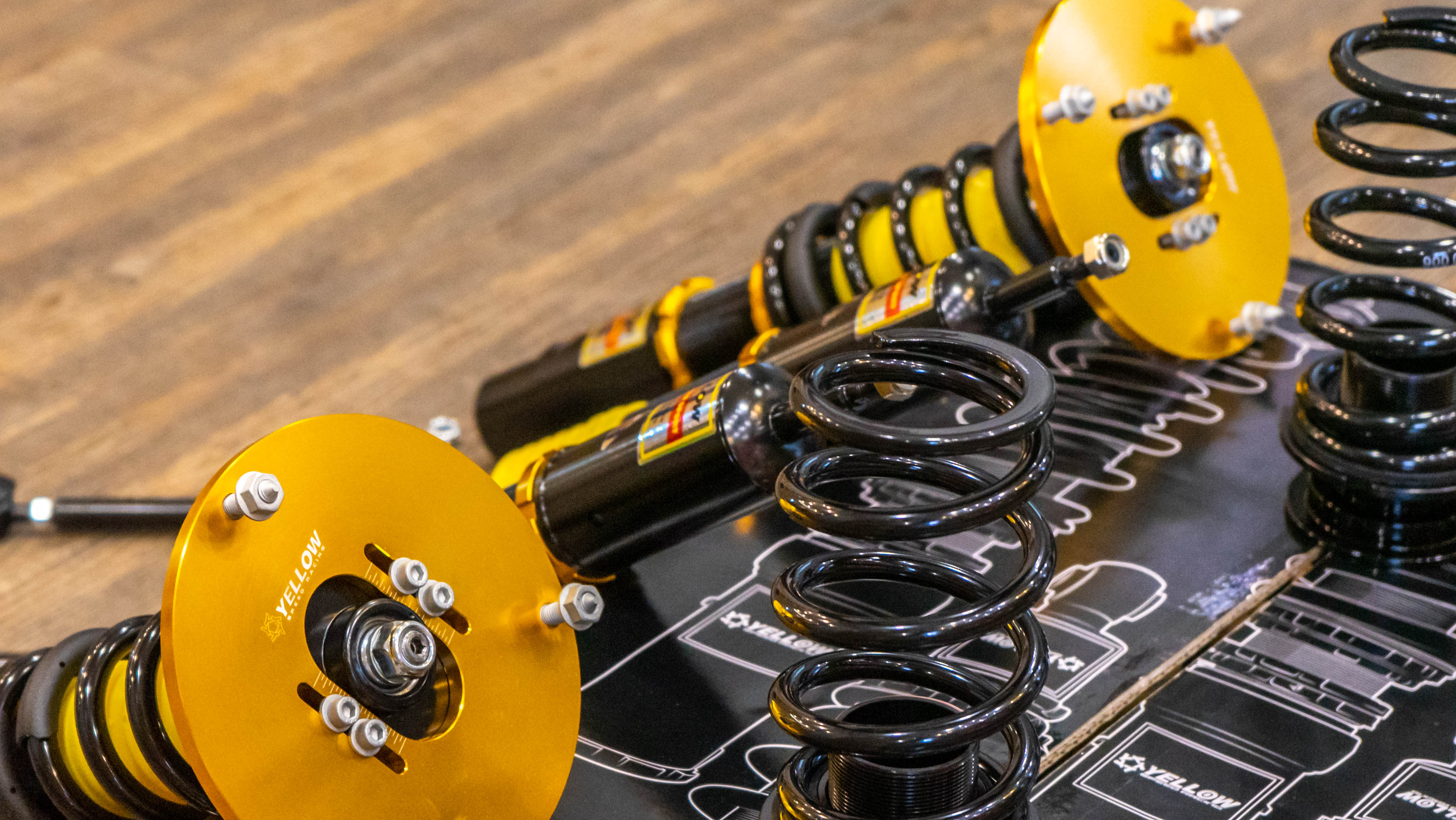 Yellow Speed Racing Dynamic Pro Sport Coilover Kit for MINI COOPER F54 view 3