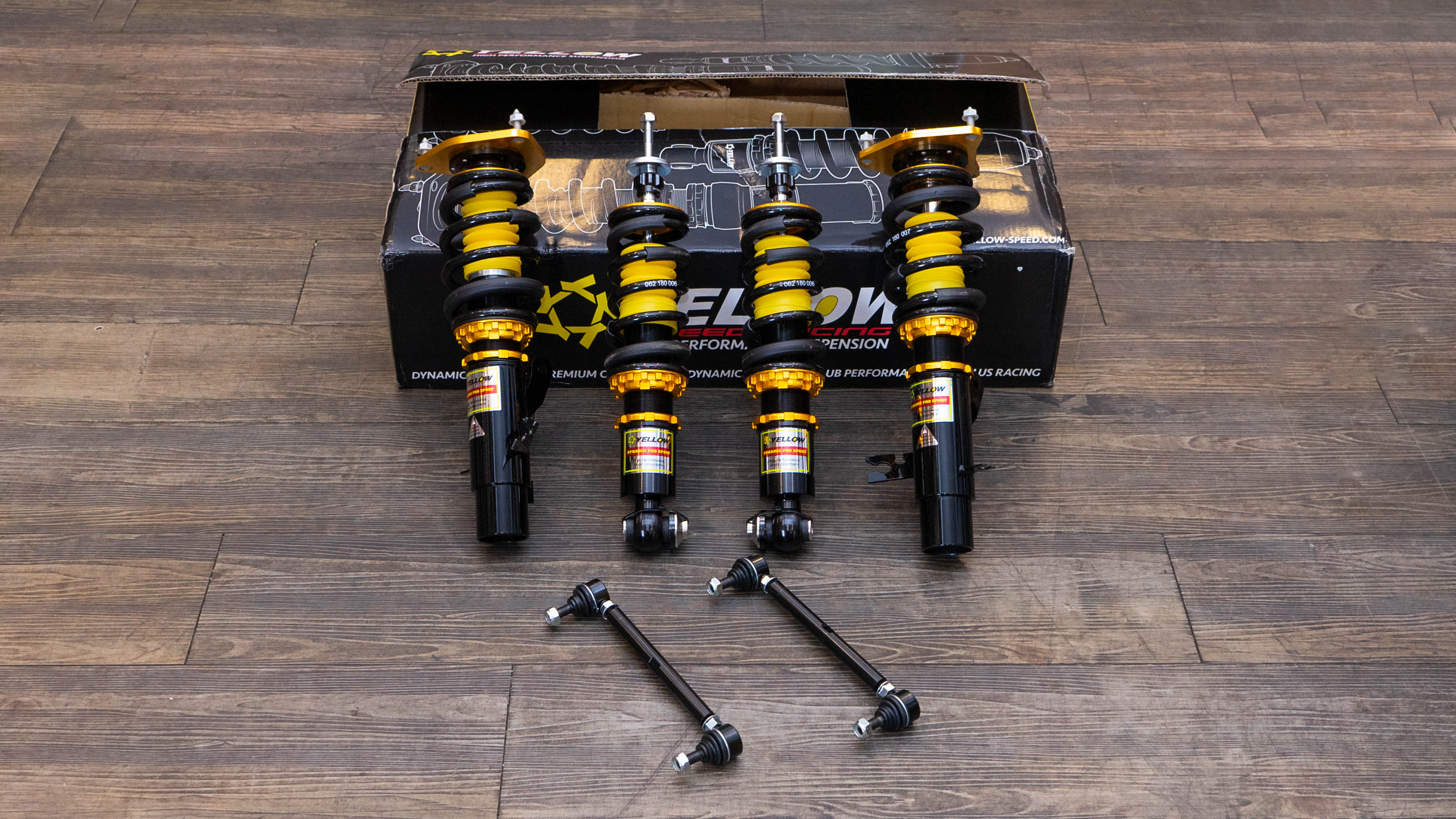 Yellow Speed Racing Dynamic Pro Sport Coilover Kit for MINI COOPER R58