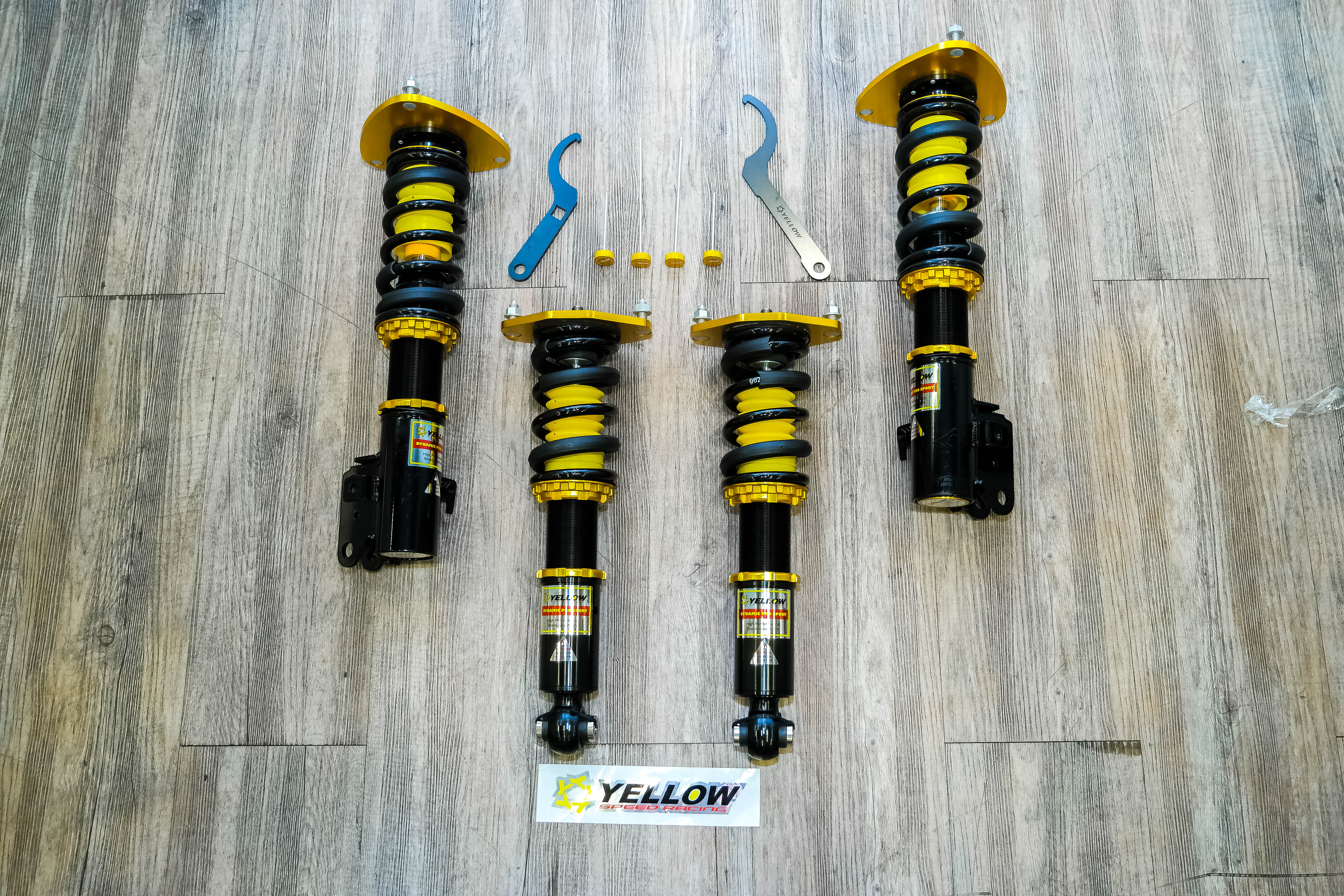 Yellow Speed Racing Dynamic Pro Sport Coilover Kit for Subaru Forester SF, SG, SH