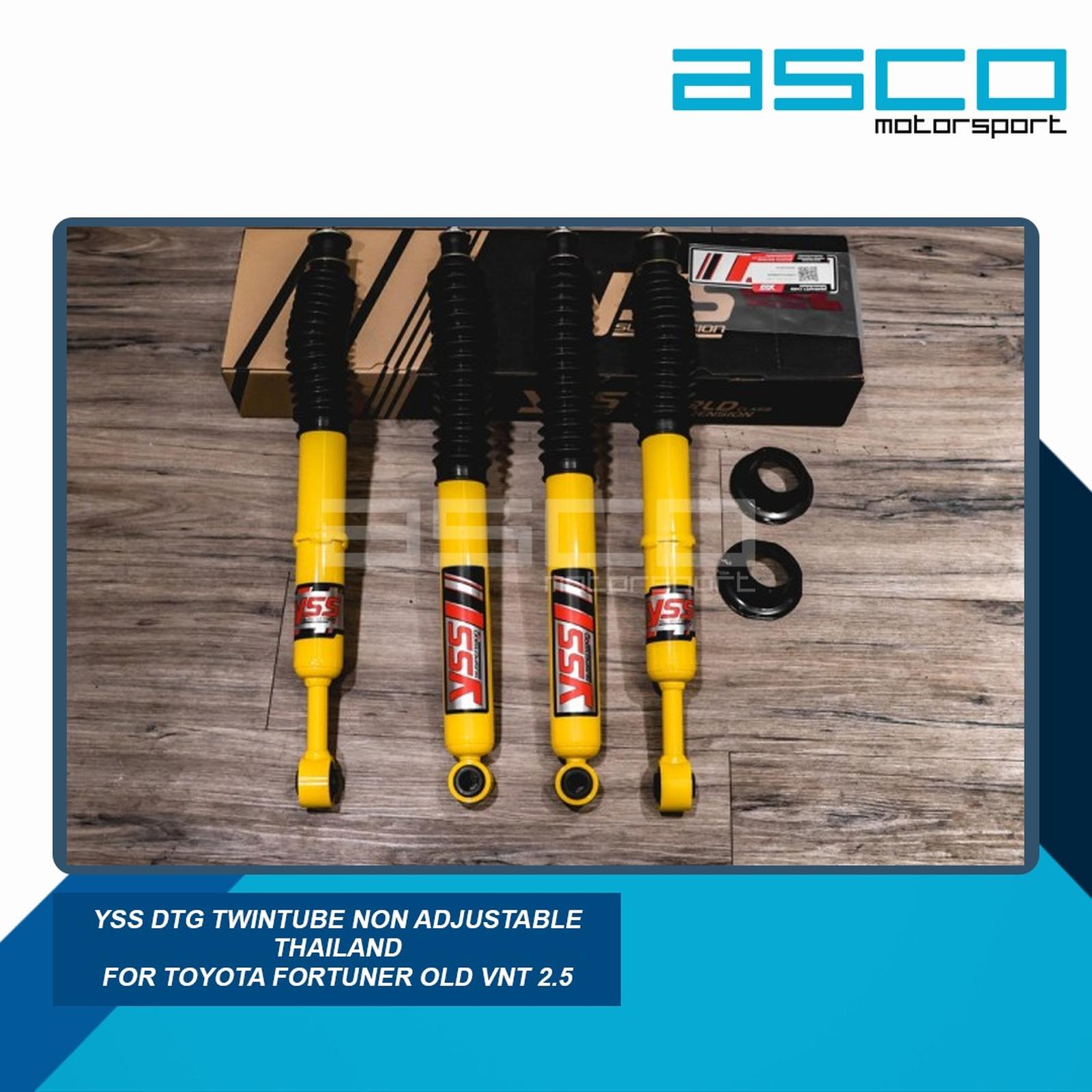 YSS DTG Yellow Edition Suspension Kit for Toyota Fortuner VNT 06+