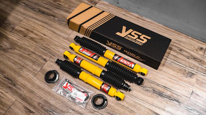 YSS DTG Yellow Edition Suspension Kit for Mitsubishi Pajero Old & ANPS view 2