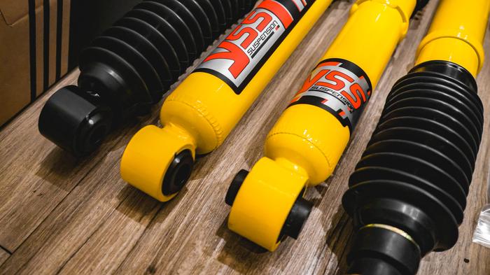 YSS DTG Yellow Edition Suspension Kit for Mitsubishi Pajero Old & ANPS view 3