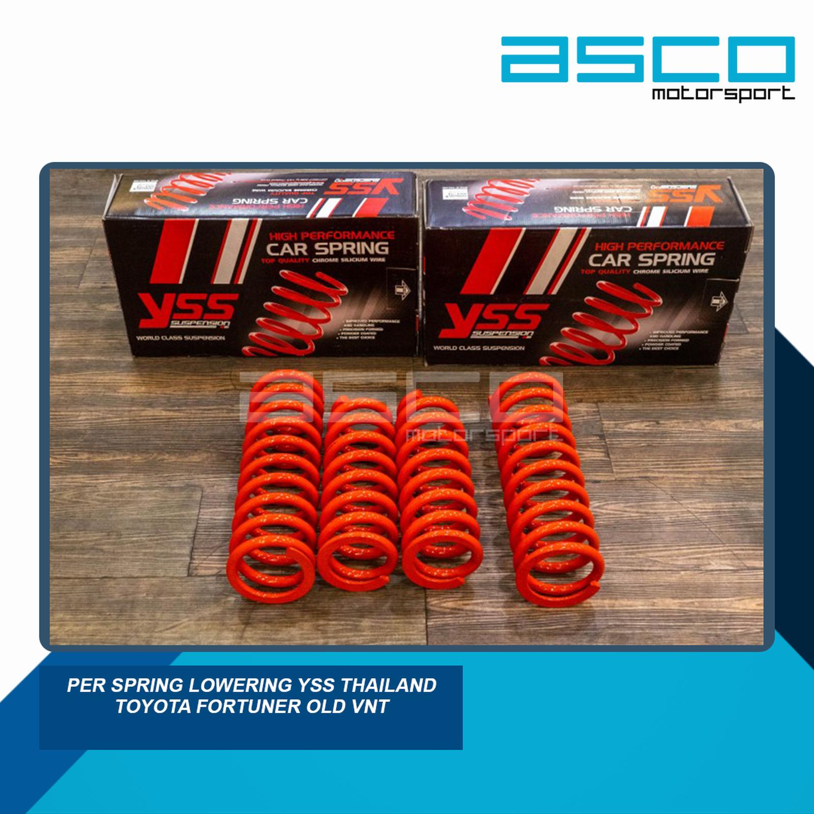 YSS Performance Lowering Spring Kit (PPV/SUV) for Toyota Fortuner VNT 06+