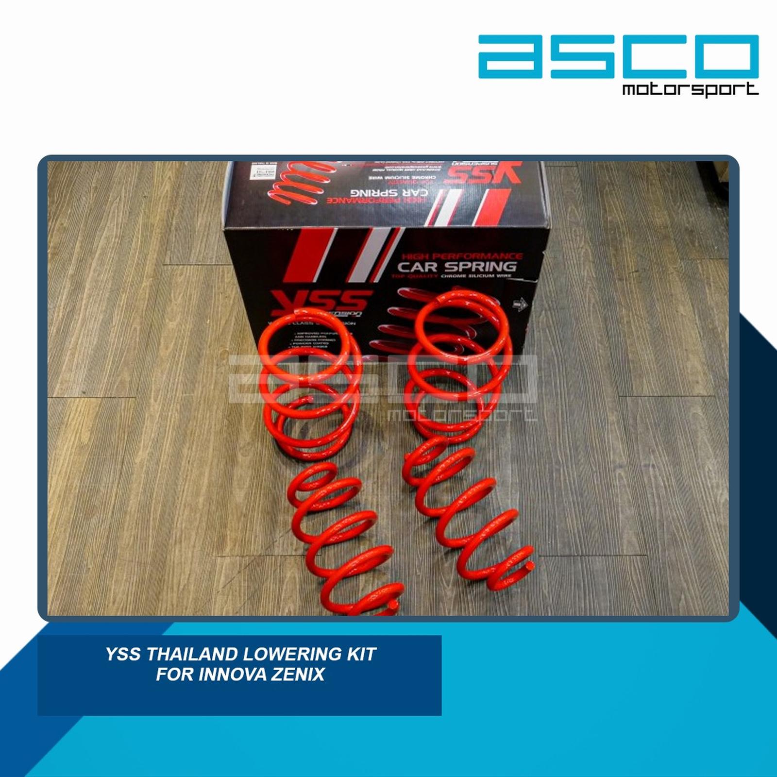 YSS Performance Lowering Spring Kit (PPV/SUV) for Toyota Innova Zenix