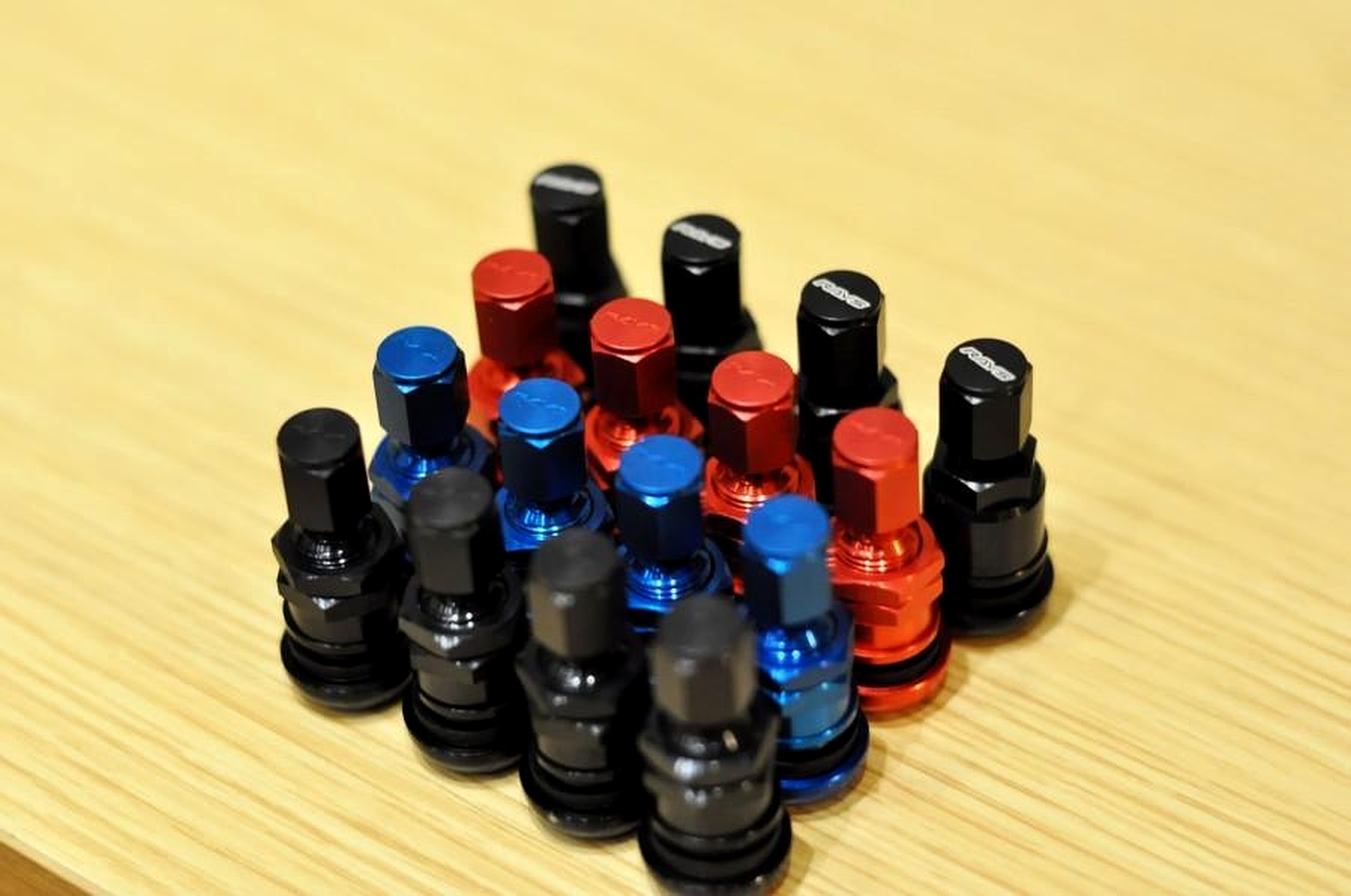 RAYS Engineering Official Japan Gear Air Valve - 4 PCS Set