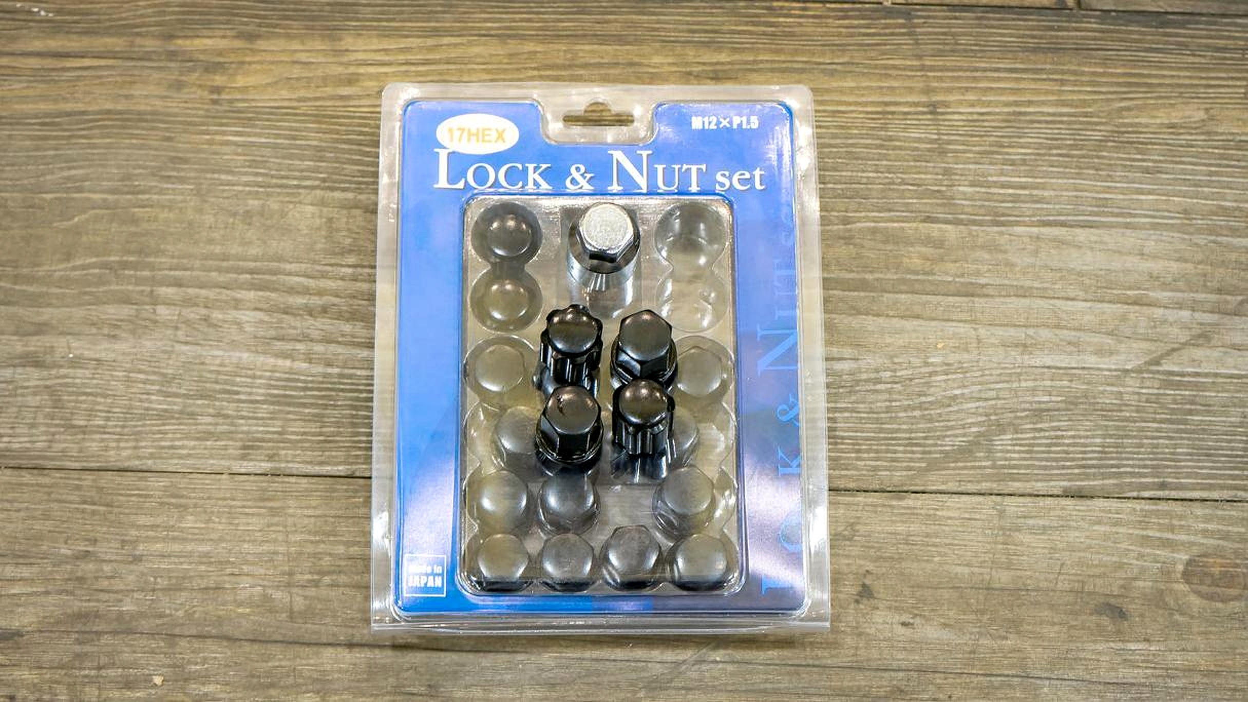 RAYS Engineering Official Japan 17HEX Lock & Nut Set - M12 x P1.50 - 20 PCS