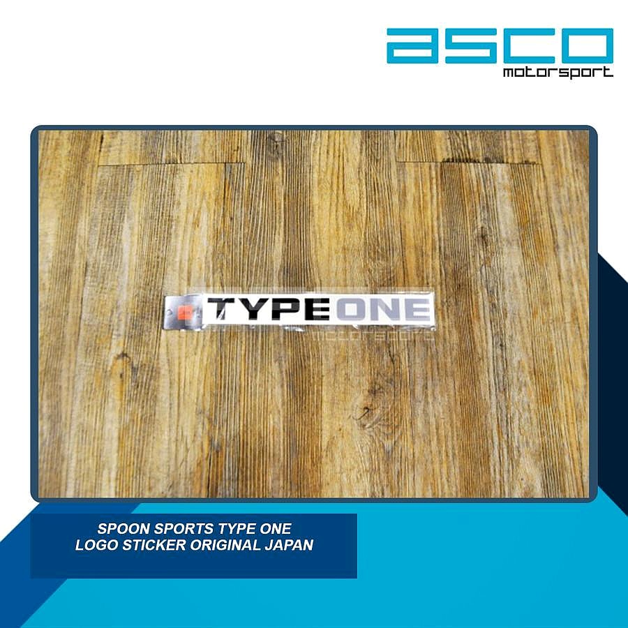 SPOON Sports Type One Script Logo Sticker (26cm x 3.5cm)