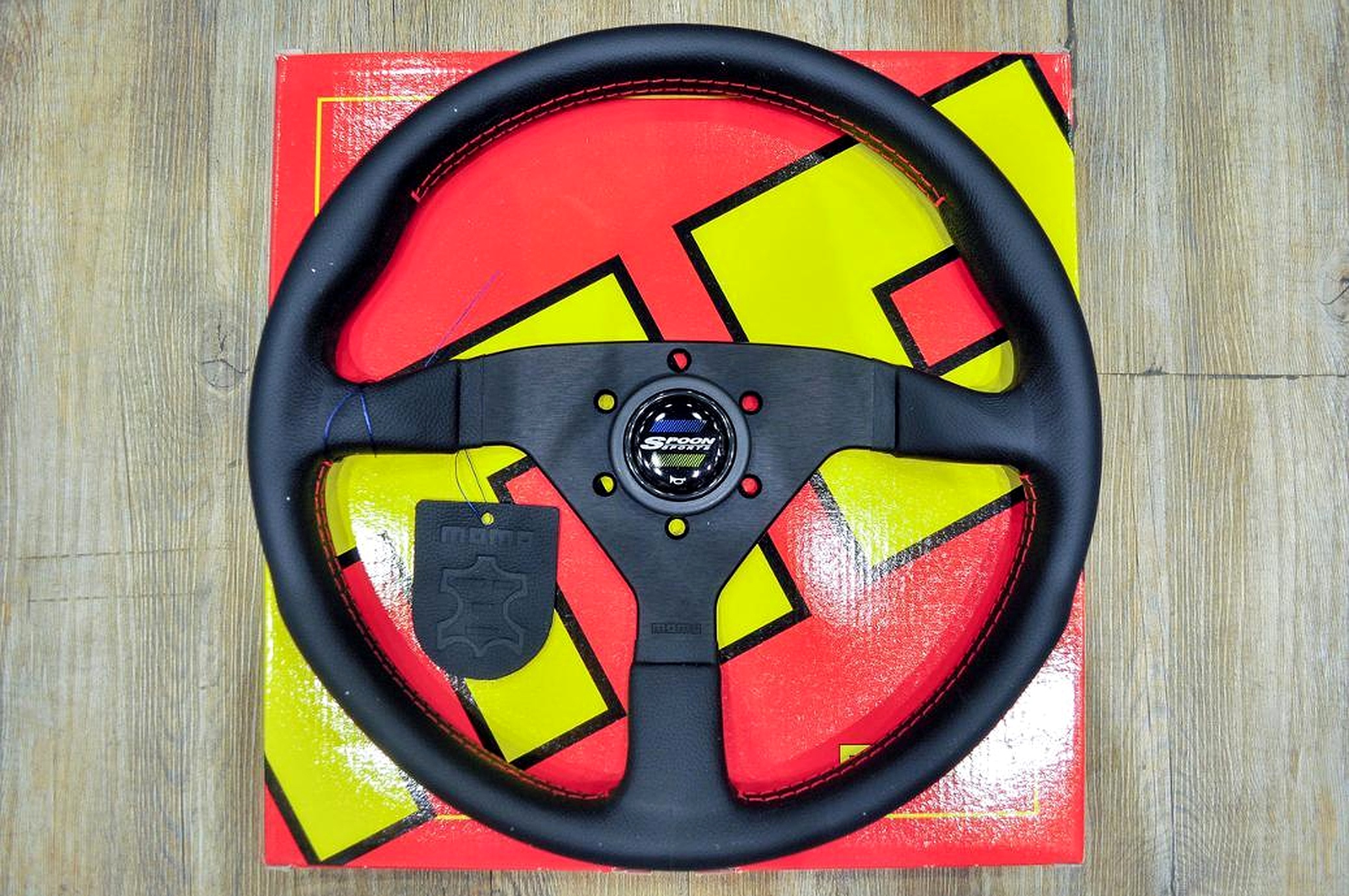 SPOON Sports Racing Steering Wheel - 340mm (Momo Collab)