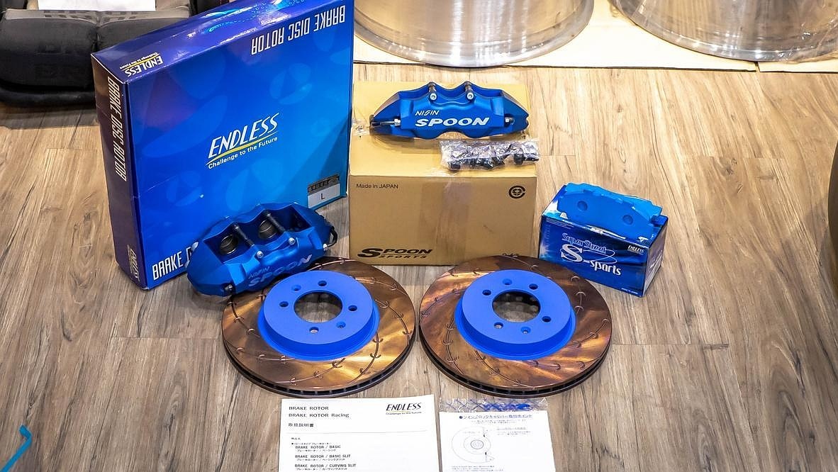 SPOON Sports Japan Big Brake Kit - Twincalipers 4POT Blue