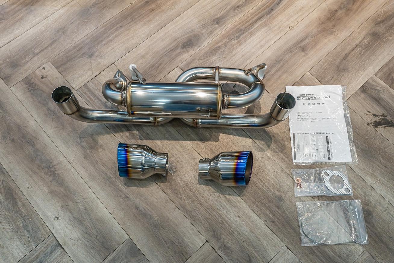 Blitz Nur-Spec Custom Edition VR Titanium Tip Exhaust for Suzuki Jimny