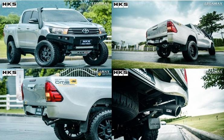 HKS Legamax Muffler Toyota Hilux Revo