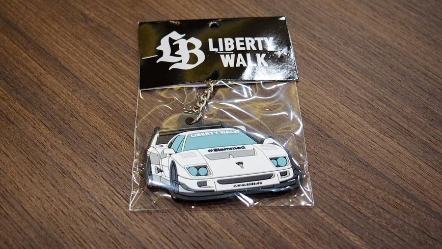 Liberty Walk LB Works Rubber Keychain view 3