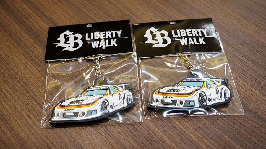 Liberty Walk LB Works Rubber Keychain view 4
